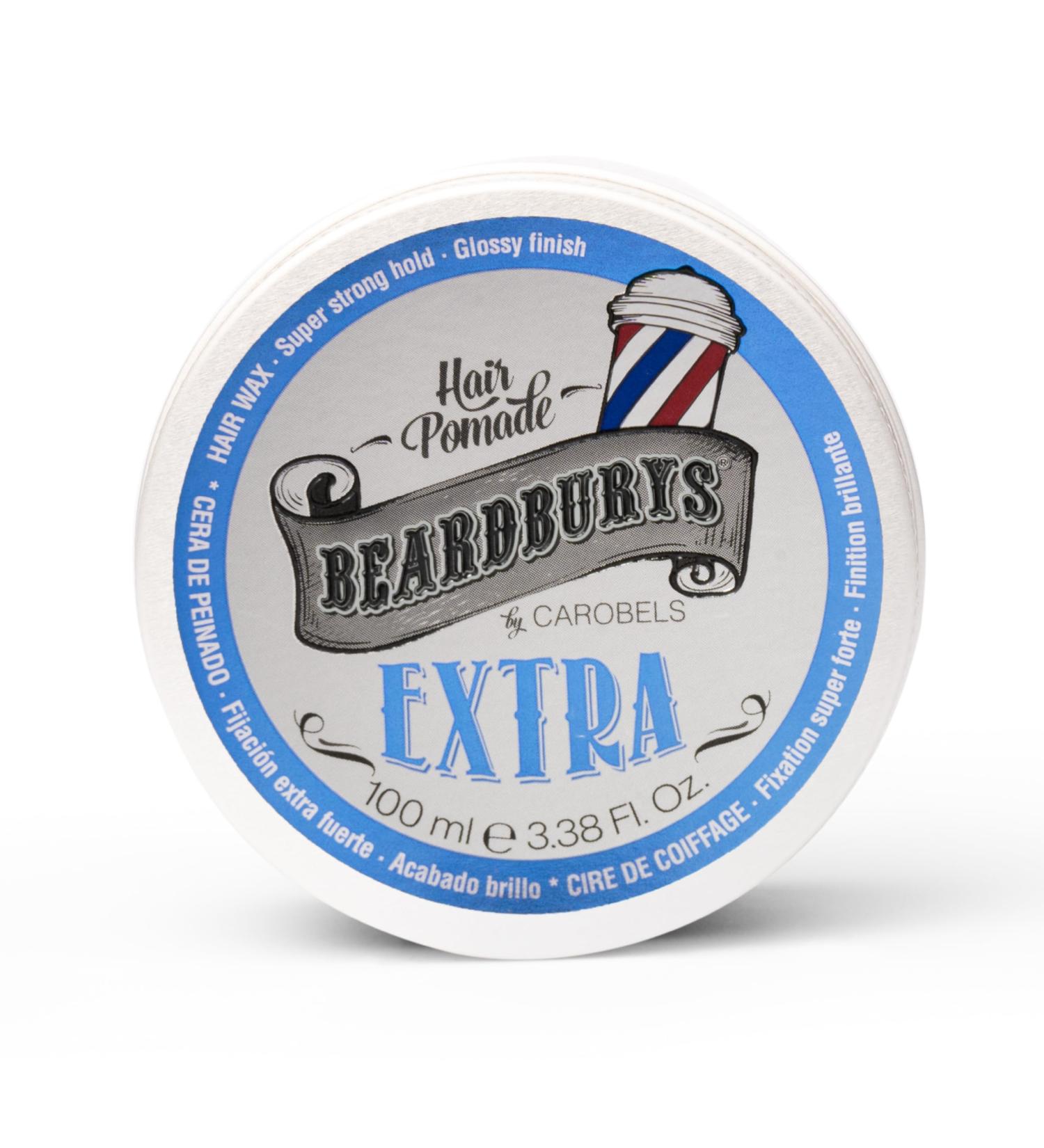 Beardburys Barber Grade Hair Styling Pomade For Men Extra Strong Hold & High Shine 3 5 Fl Oz Long Lasting Hold & Easy To Clean