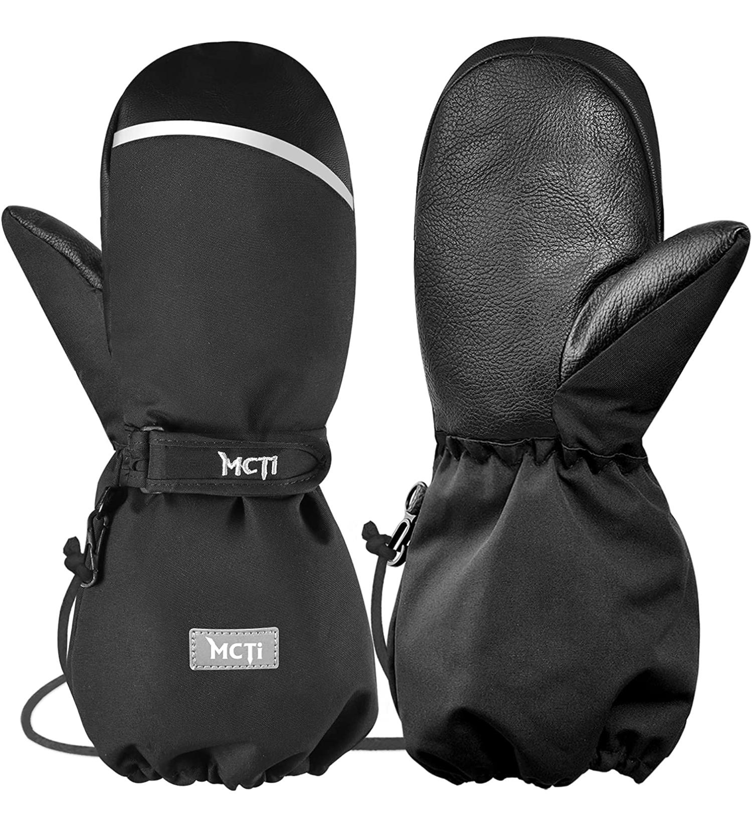 MCTi Kids Ski Gloves - Waterproof Mittens for Boys & Girls (Ages 1-16) - Black XS Winter Gloves - Buy Online on GoSupps.com