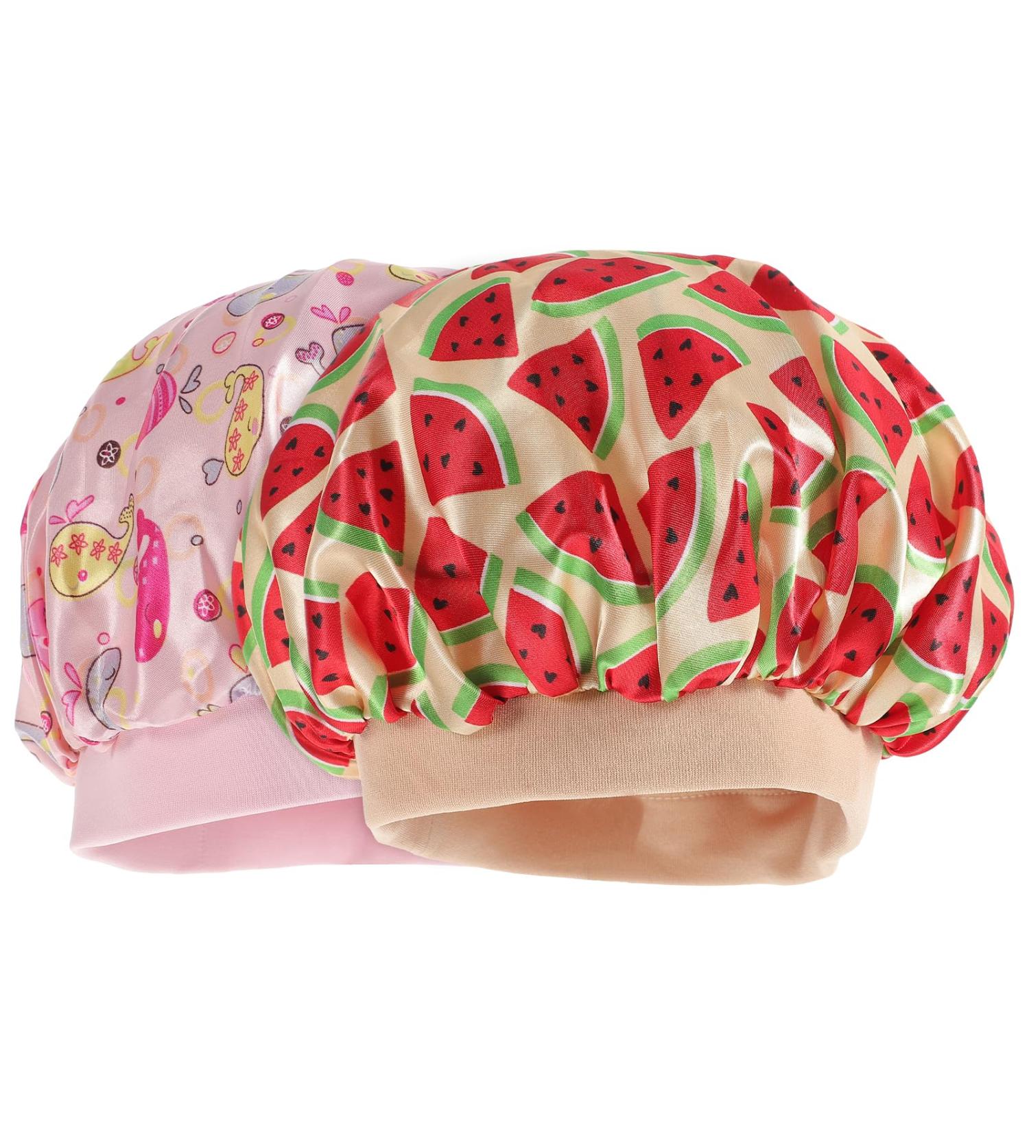 Beaupretty Kids Satin Bonnet 2 Pack | Silk Wide Band Night Caps for Baby & Toddler | Soft Sleep Caps for Comfortable Nighttime - Buy Online on GoSupps.com