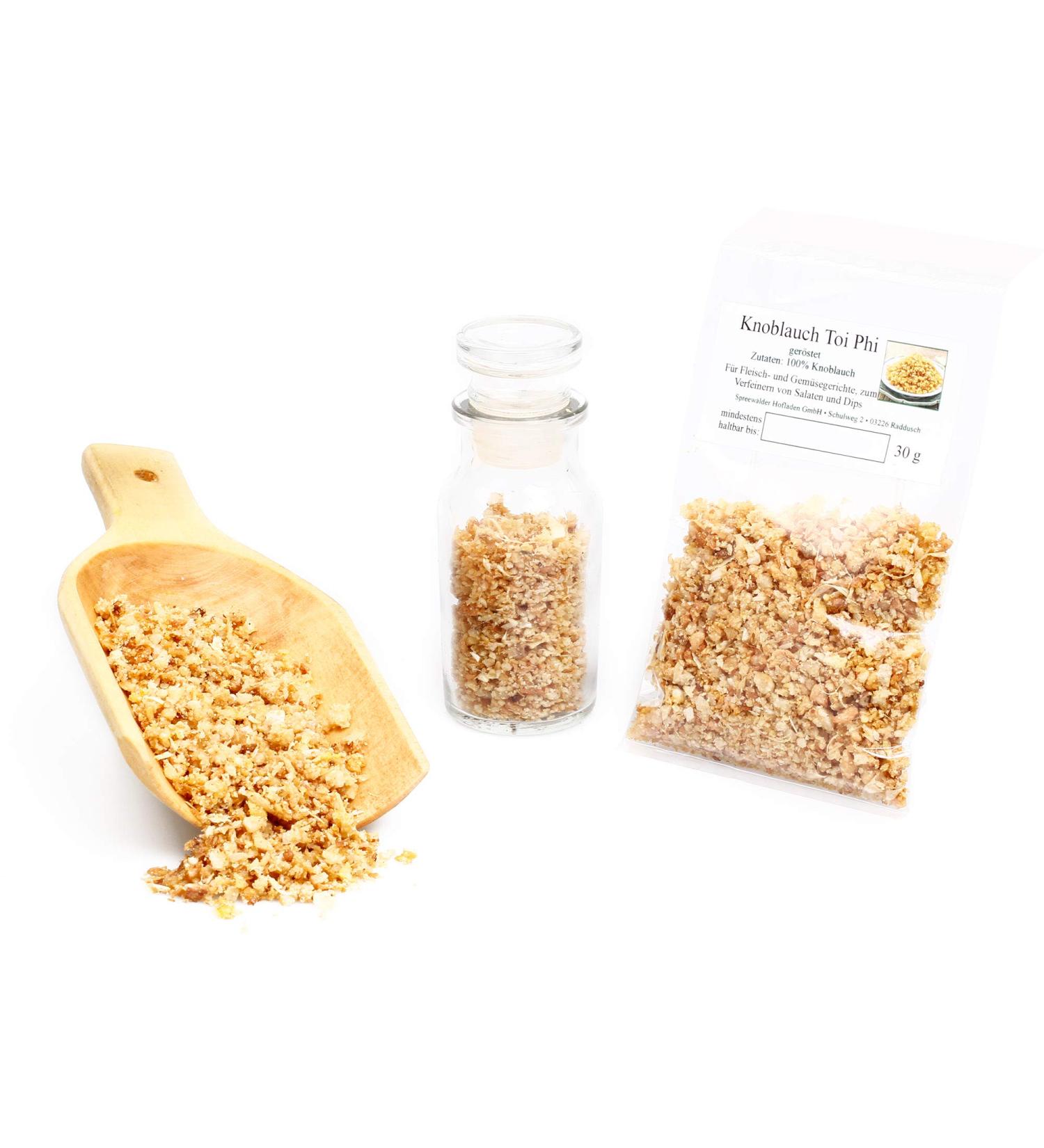 Buy Roasted Garlic Toi Phi | Premium Roasted Garlic Granules for Salads Frying & Grilling - 30g - International Shipping Available - Buy Online on GoSupps.com