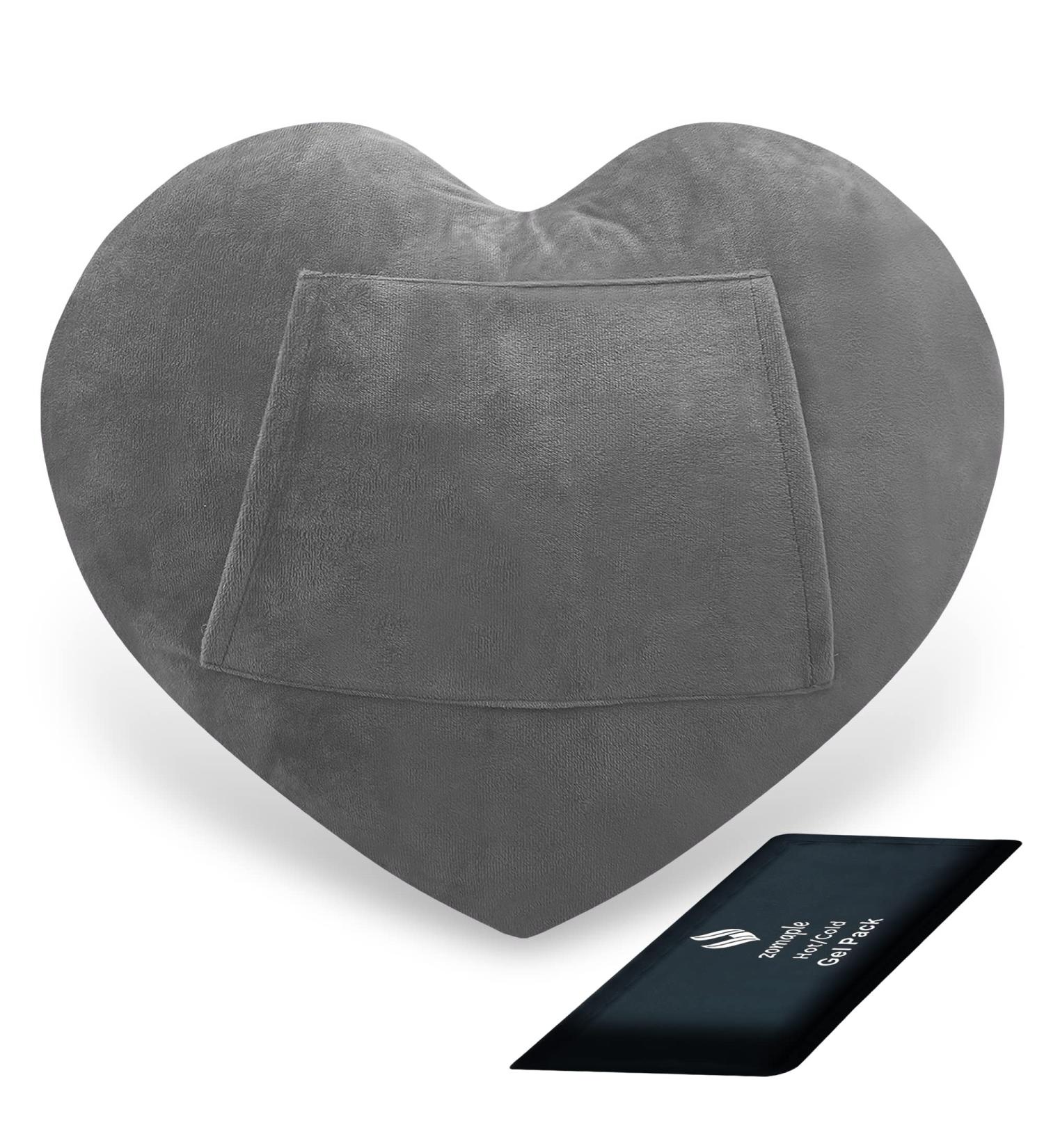 Zomaple Open Heart Surgery Pillow with Gel Pack - Post-Operative Comfort Gift for Mastectomy, Hysterectomy, and Bypass Surgery Recovery - Buy Online on GoSupps.com