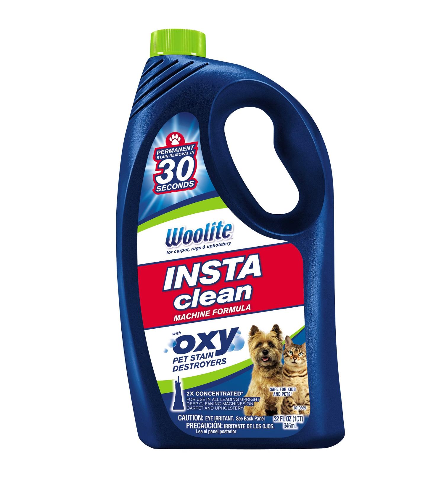 Bissell Woolite InstaClean Pet Full Size Formula 32 oz - Blue | Powerful Cleaning Solution for Pet Stains - Buy Online on GoSupps.com