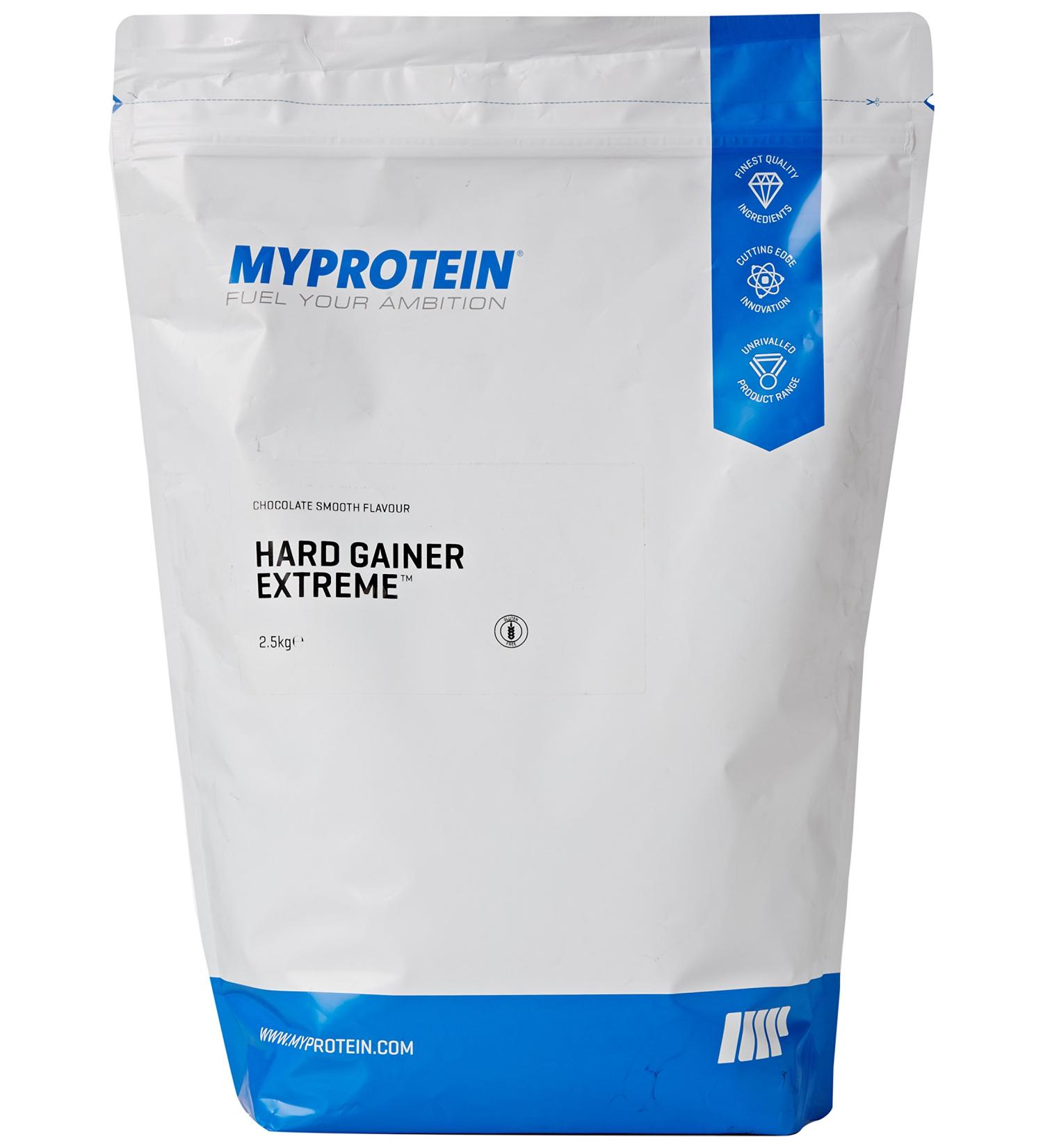 Myprotein Hard Gainer Extreme Chocolate Smooth 2.5 kg Pouch 100 g | Pack of 1 - Buy Online on GoSupps.com