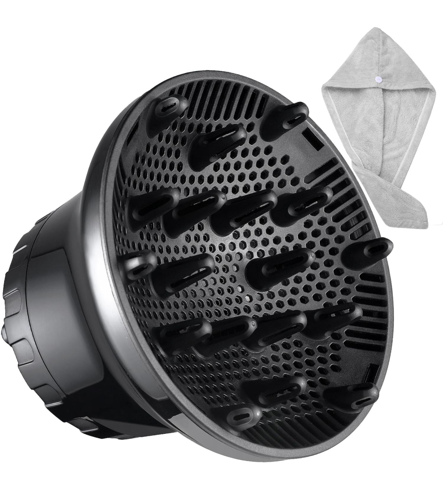 Universal Hair Diffuser Attachment for Blow Dryer - Perfect for Curly & Wavy Hair Styling | Adjustable 1.65-3.14 Inches - Buy Online on GoSupps.com
