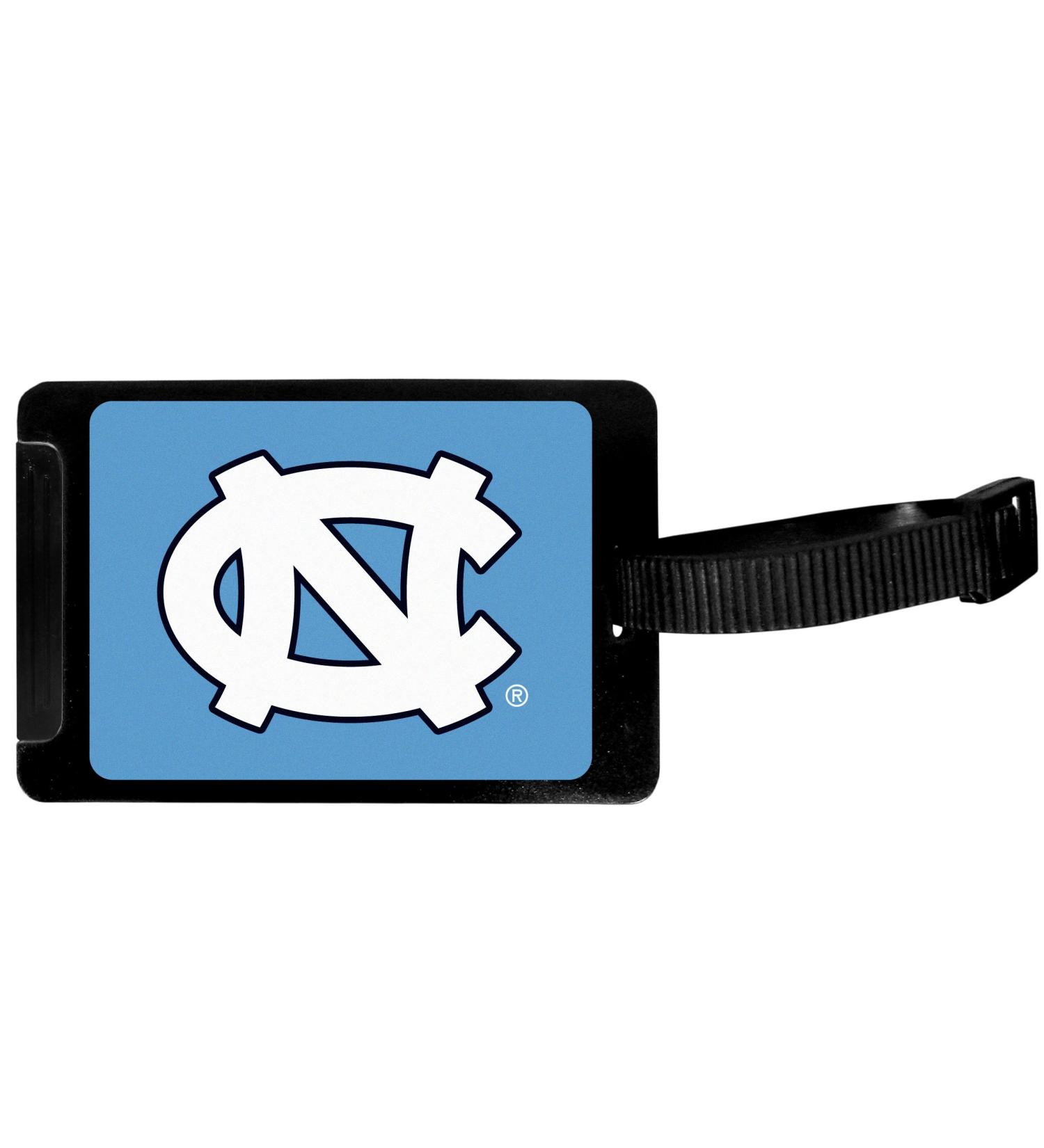 Siskiyou Sports Unisex NCAA North Carolina Tar Heels Luggage Tag, Black, 3.25"