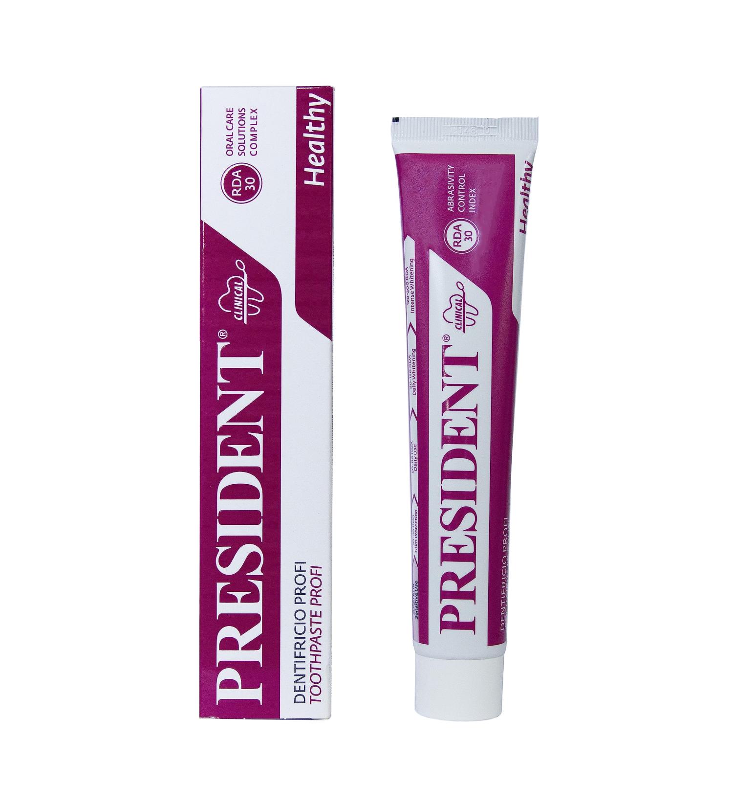 President Professional Dental Care with 0.20% Chlorhexidine - Antibacterial Treatment for Gum Health & Periodontopathy | 75ml Pack - Buy Online on GoSupps.com