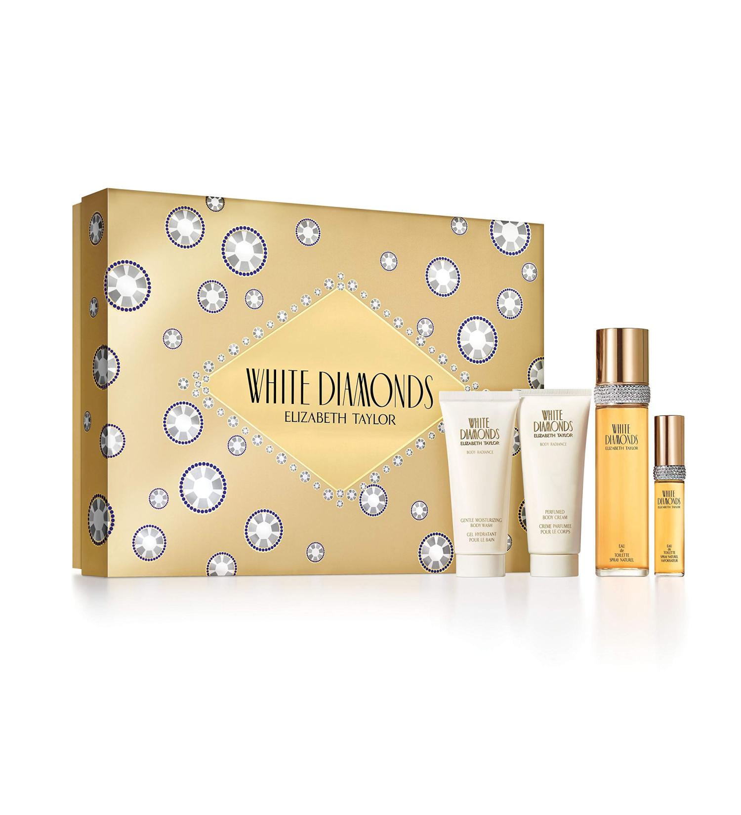 Elizabeth Taylor 4Piece Fragrance Gift Set Perfume for Women 3fl Oz