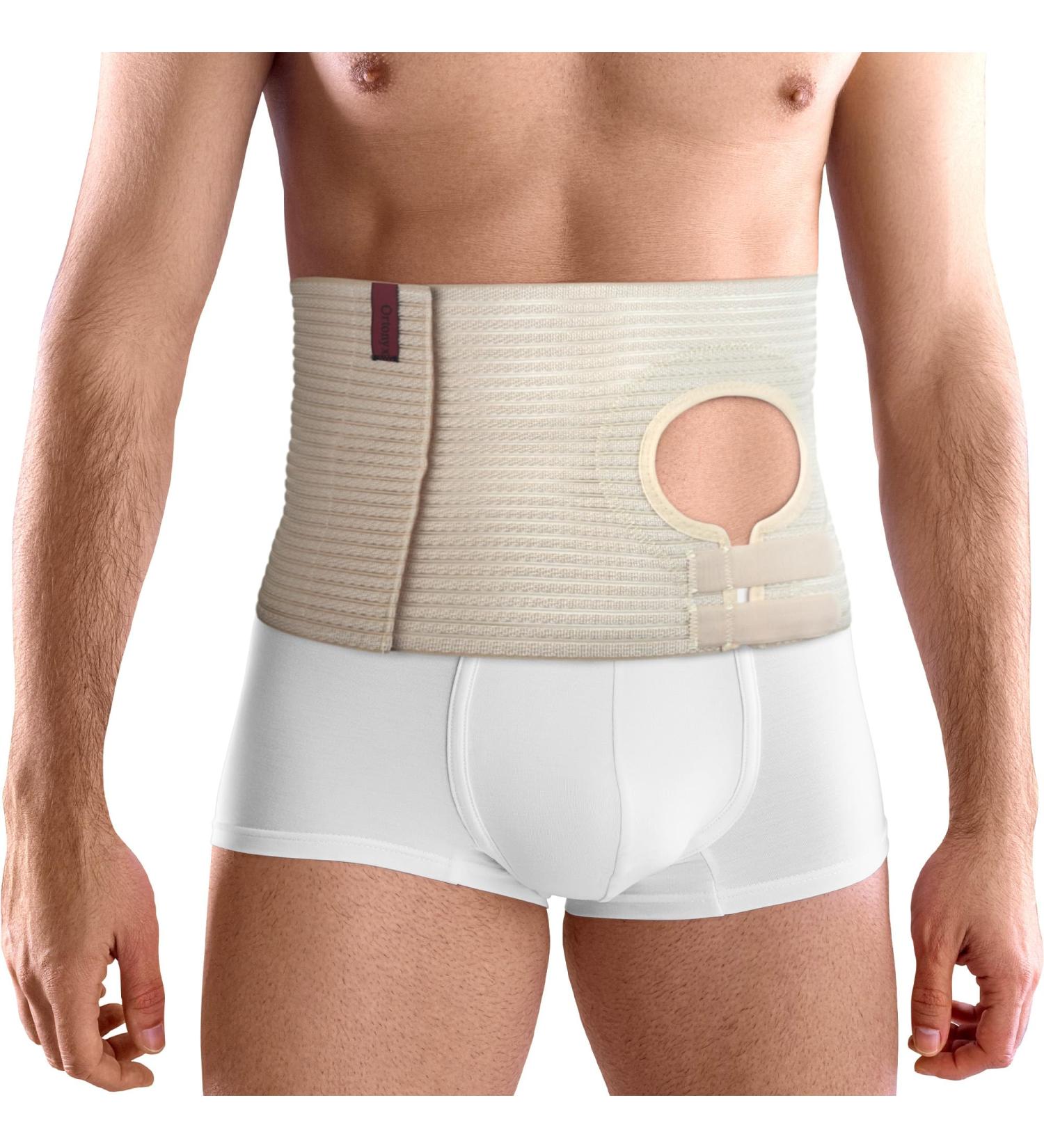 ORTONYX Abdominal Ostomy Belt for Men & Women - Adjustable Post-Operative Support for Colostomy & Ileostomy Surgery | Beige S-M (32-36 - Buy Online on GoSupps.com