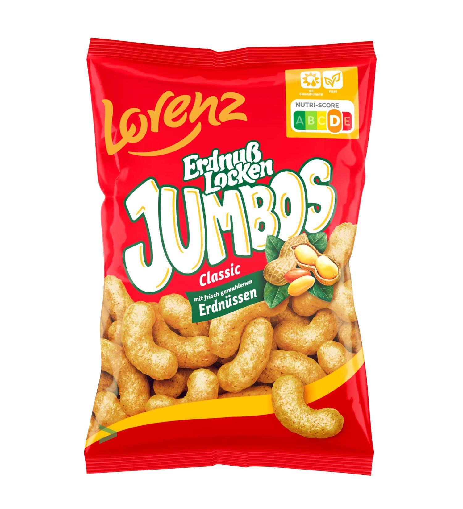 Buy Lorenz Peanut Curls Jumbos Classic XXL - 11 Pack (11x150g) | International Shipping | Delicious Corn Snack - Buy Online on GoSupps.com