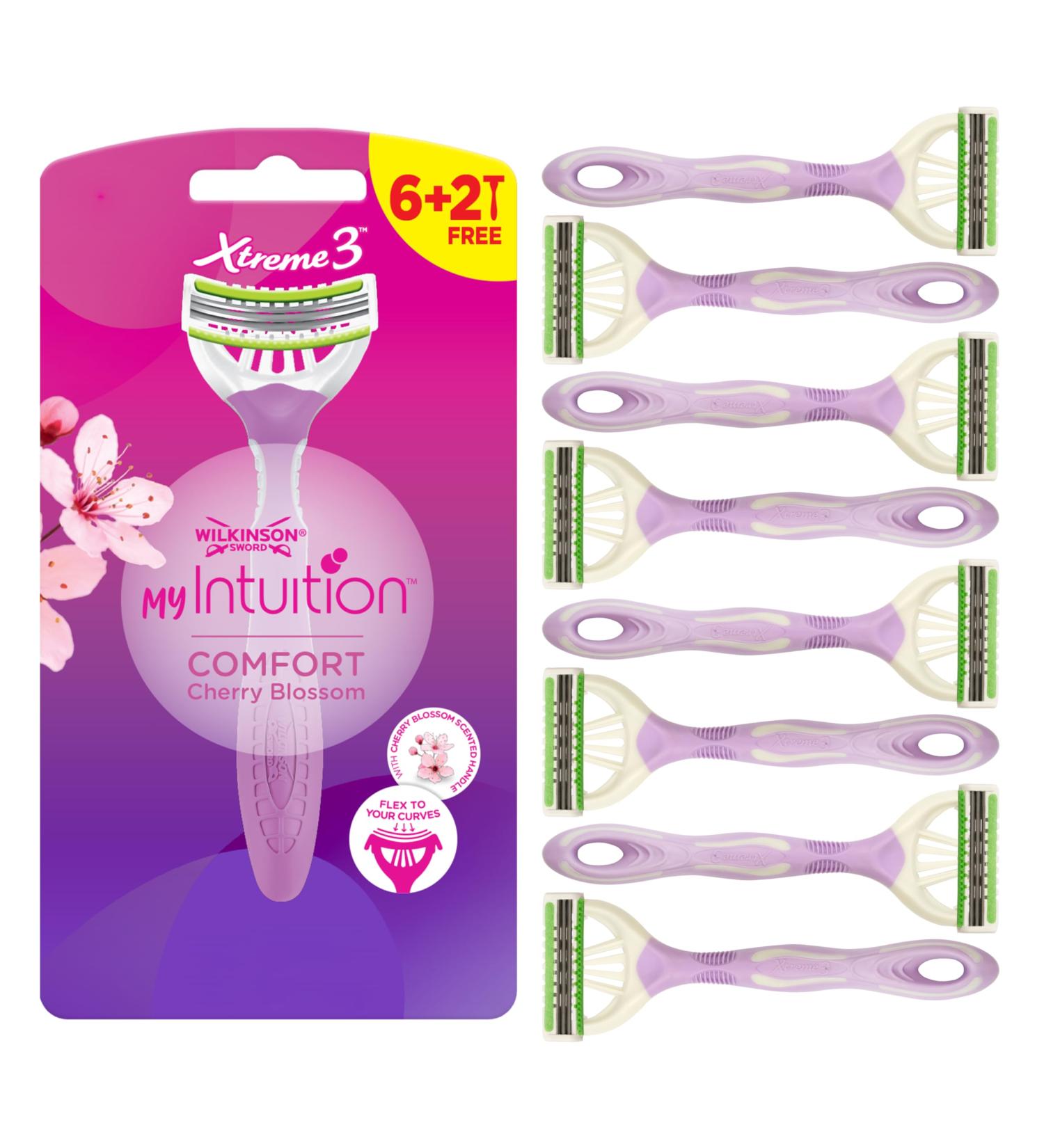 Buy Wilkinson Sword myIntuition Comfort Xtreme 3 Women's 6+2 Pack - Smooth Shaving for Women International Shipping Available - Buy Online on GoSupps.com