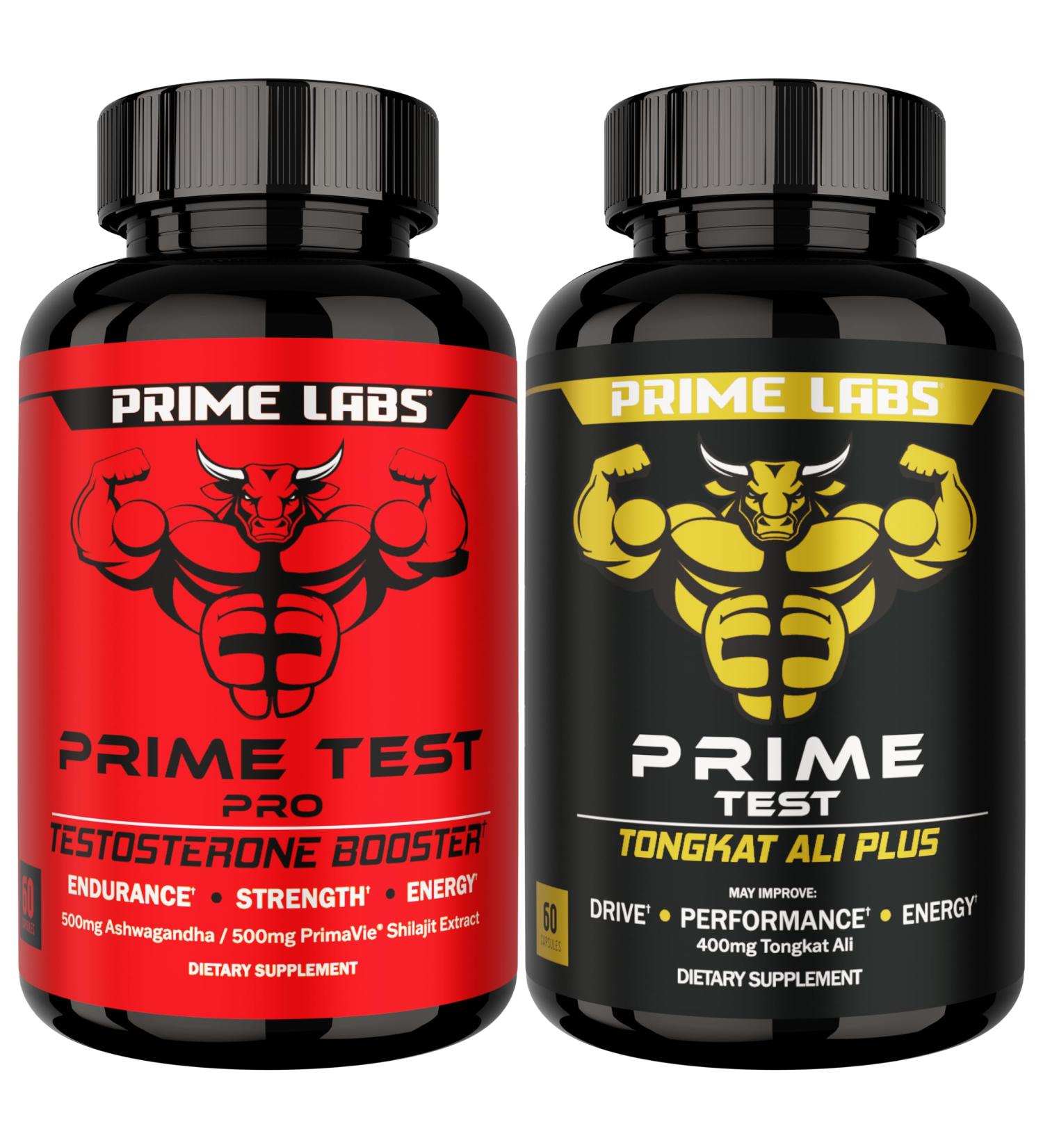 Prime Labs Prime Test Pro + Tongkat Ali Plus Capsules - Buy Online on GoSupps.com
