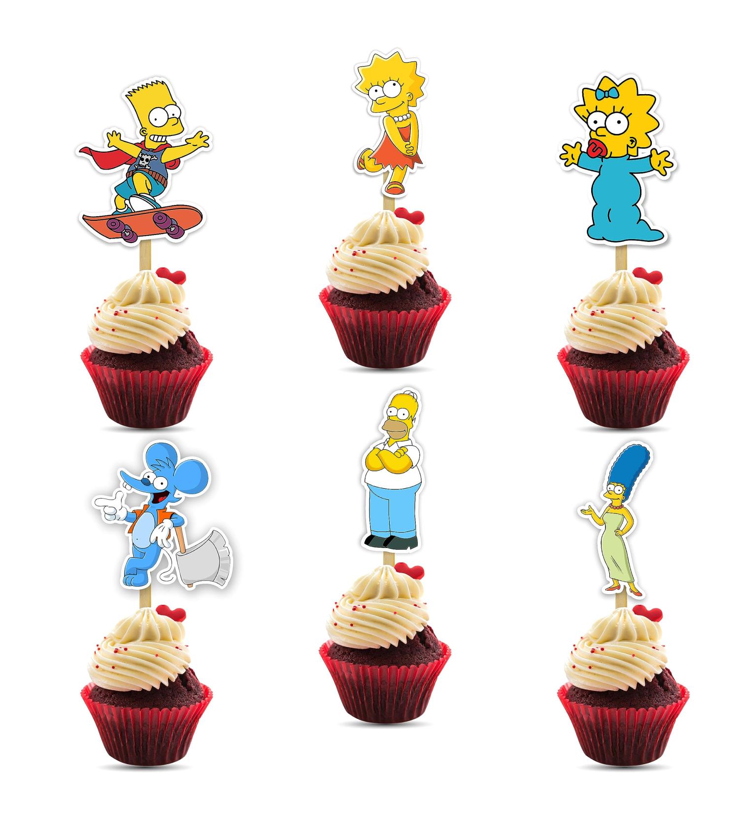 Seyal Brt Simpson cupcake topper Seyal Brt Simpson Cupcake Topper - Buy Online on GoSupps.com
