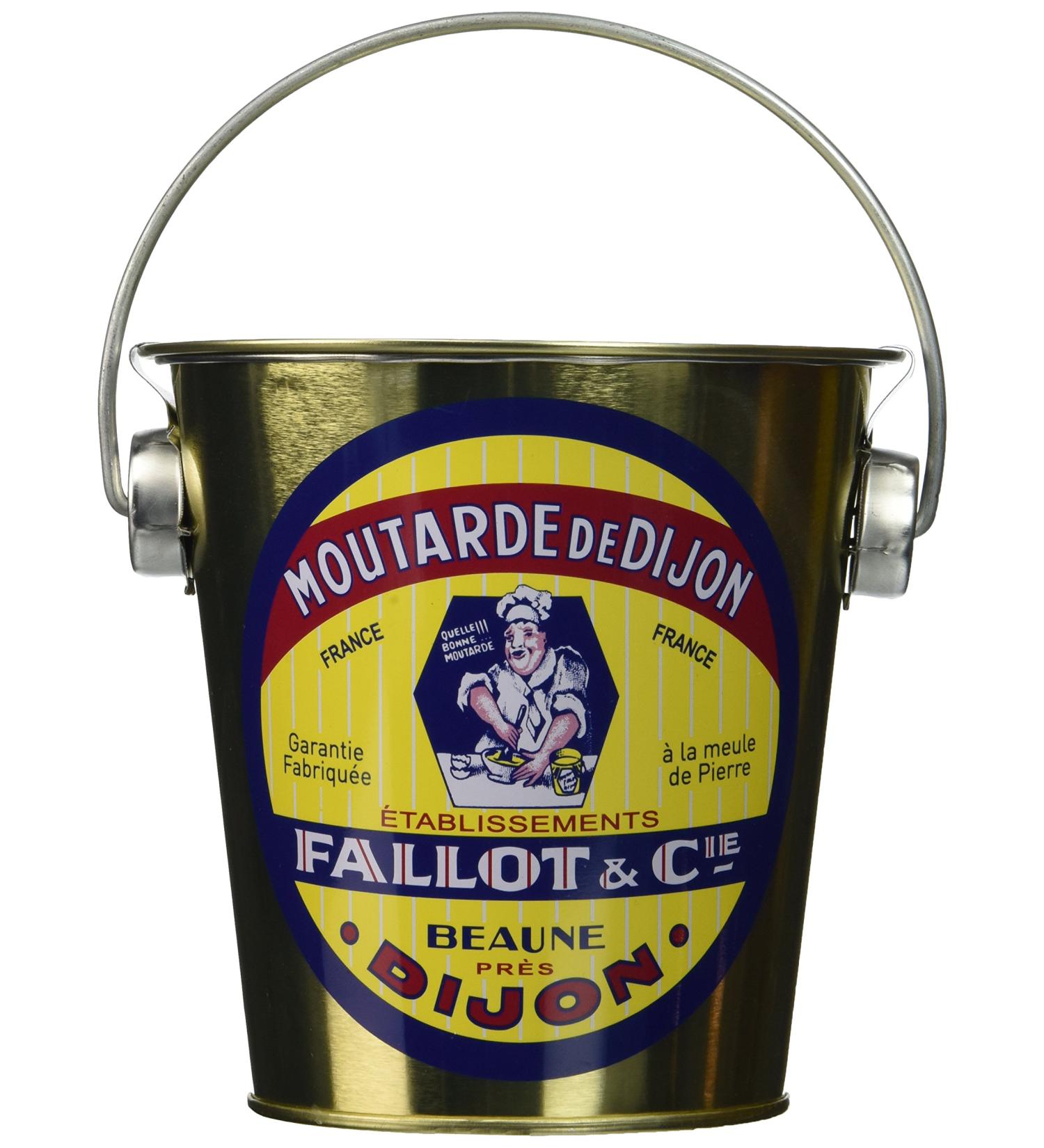 Edmond Fallot Dijon Mustard 15.8oz Jar in Tin Pail - 1 Pack - Buy Online on GoSupps.com