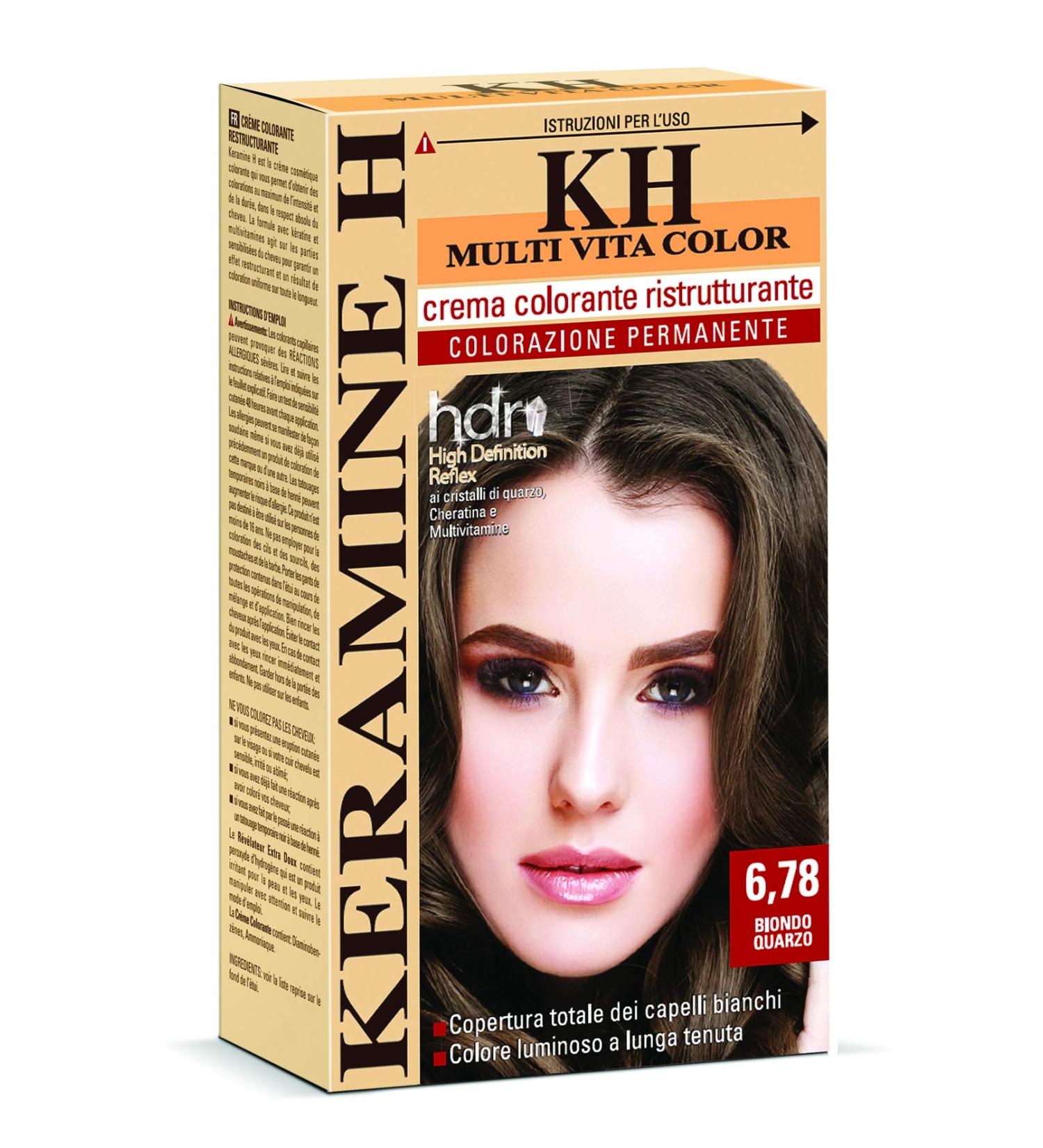 Keramine H Cr me Colorante Restructurante Blonde Quartz 6 78 ml - Buy Online on GoSupps.com