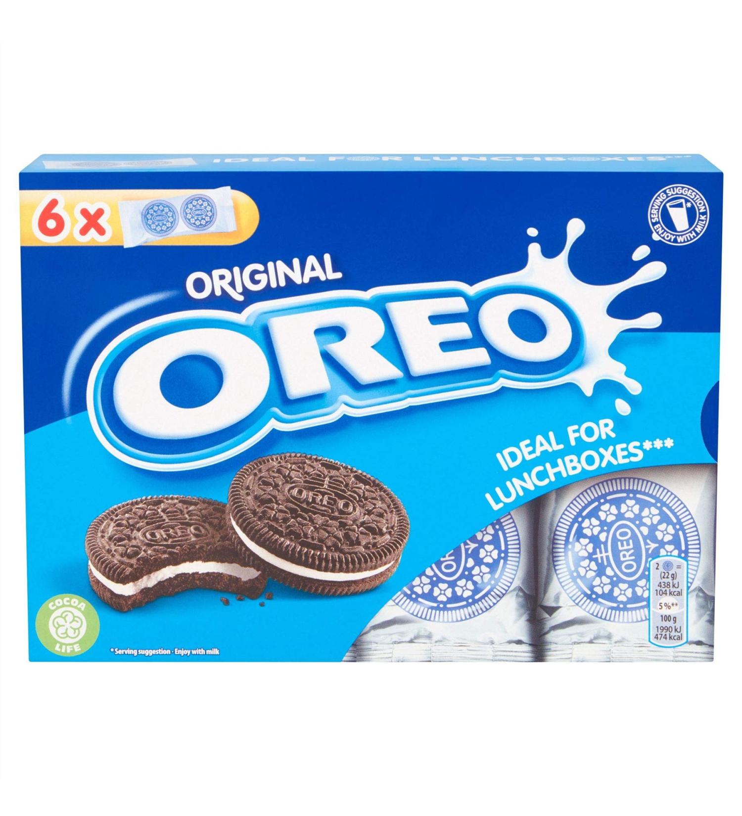 Oreo Vanilla Lunch Box - 132g - Pack of 2