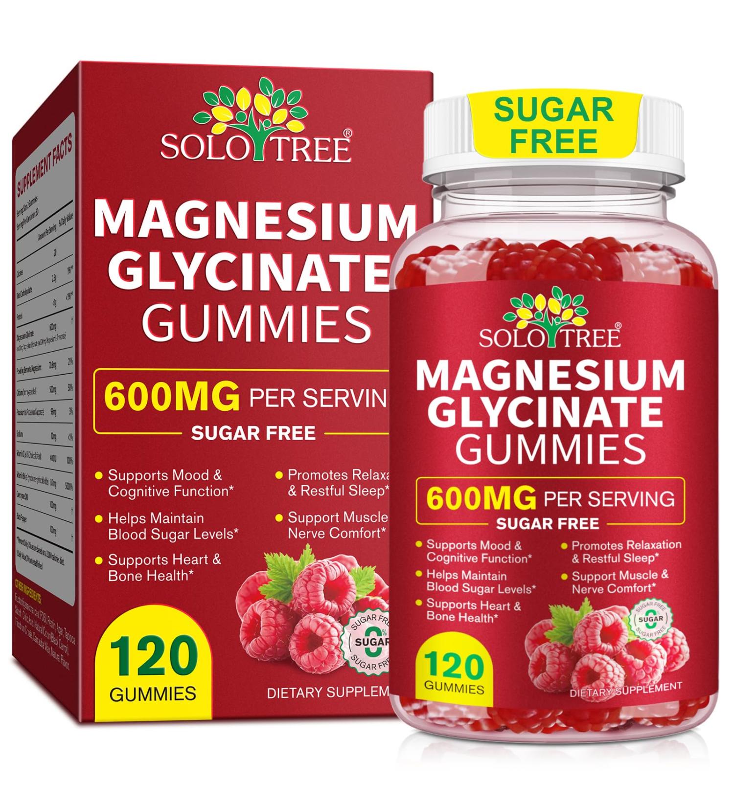 120 Count Magnesium Glycinate Gummies with L-Threonate(600mg Per Serving) High Absorption Sugar Free Magnesium Potassium Supplement for Relaxation Stress Relief and Sleep Support for Adults & Kids 1 Count (Pack of 120) - Buy Online on GoSupps.com