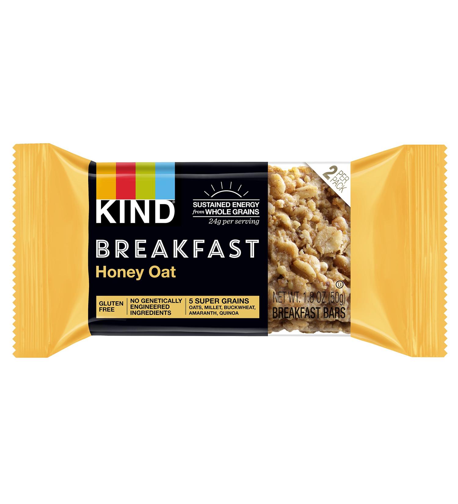 KIND Breakfast Bars Honey Oat 1.8 Ounce