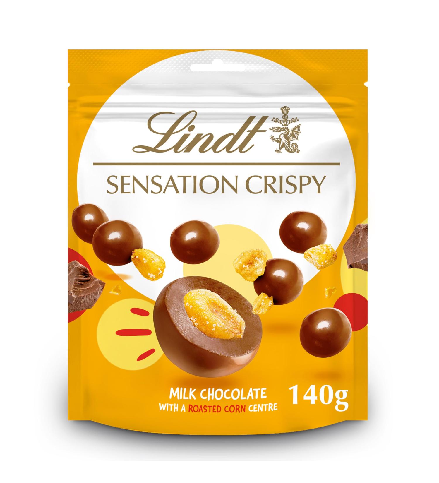  Lindt Lindt Crispy Corn Sensations Pouch 140g - Buy Online on GoSupps.com