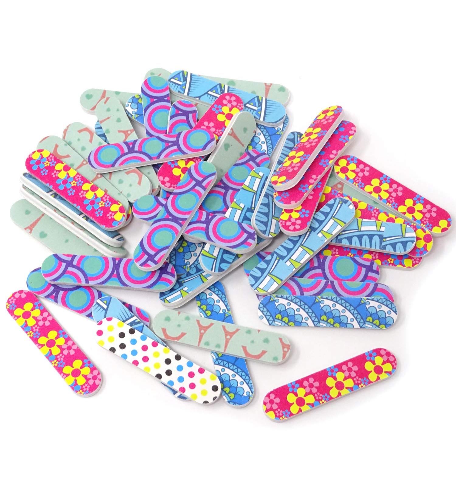 Honbay 50PCS Mini Double Sided Nail Files Emory Boards (150/150 Grit) for Home & Salon Use - Buy Online on GoSupps.com