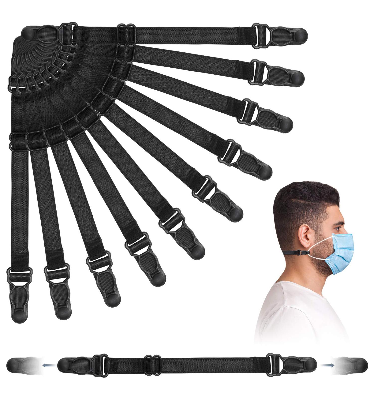 Mask Extender Strap Ear Savers - Adjustable Extension Hook for Masks - 10PCS (Kids and Adults) - Buy Online on GoSupps.com