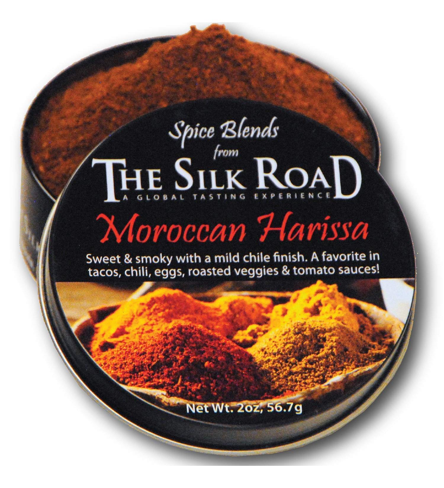 Moroccan Harissa Spice Blend - 2oz | The Silk Road Restaurant | No Salt, All Natural, Vegan, Gluten Free, NON-GMO | Authentic North African Seasoning - Buy Online on GoSupps.com
