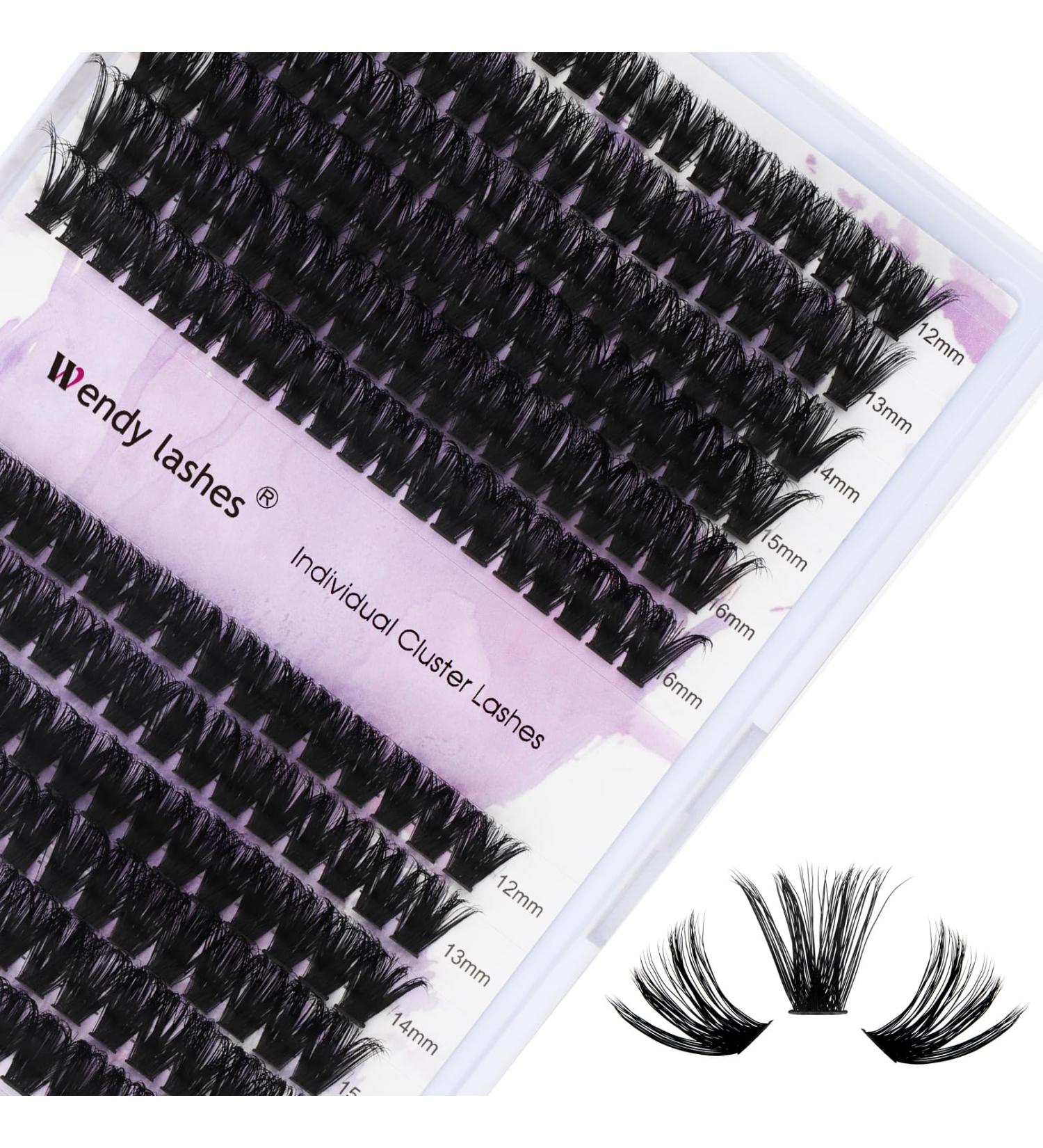 Buy 240 Individual Eyelashes: DIY Cluster Extensions 12-16mm | 60p & 80p Mix for At-Home Use - Buy Online on GoSupps.com
