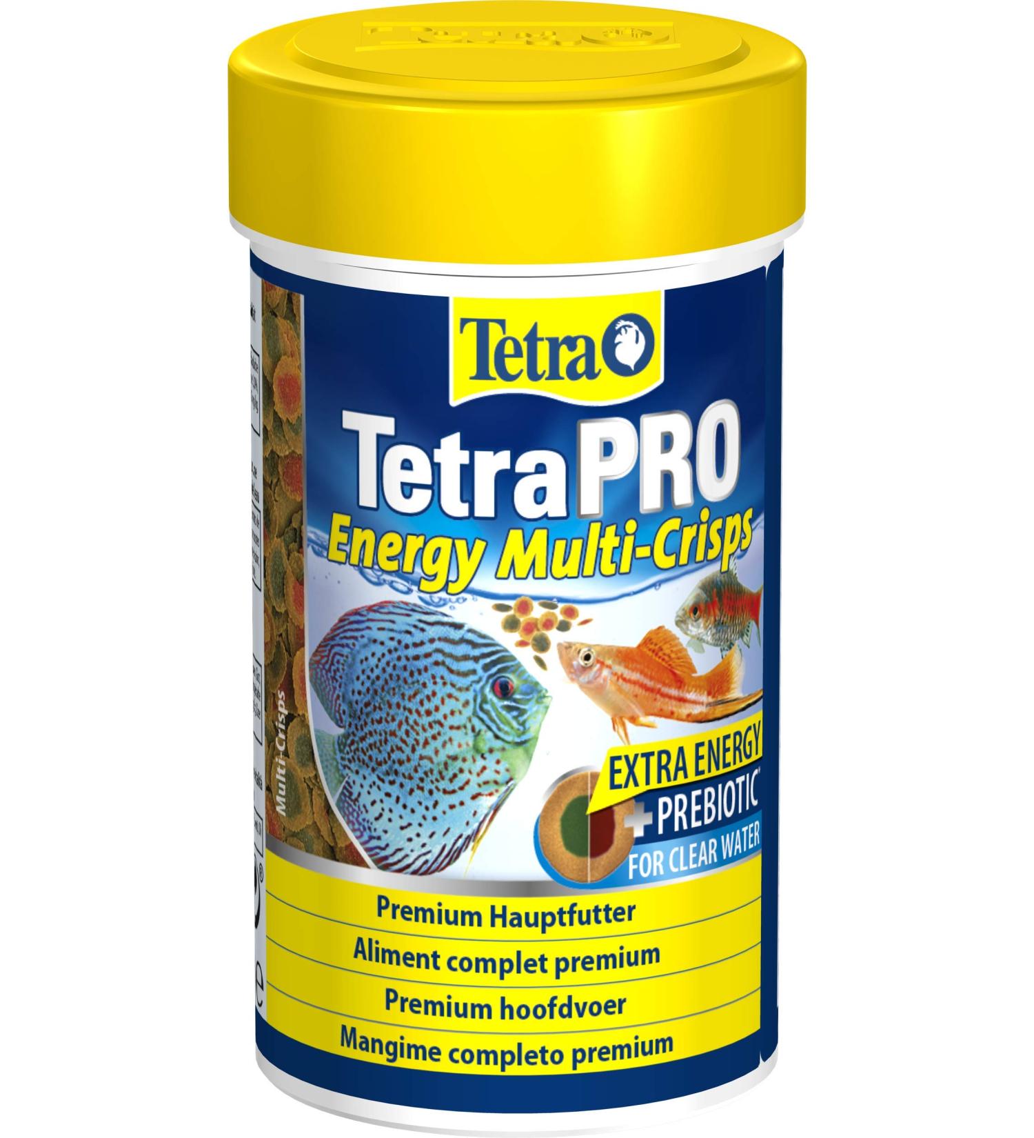 Tetra Pro Energy Multi-Crisp Fish Feed - Premium 100ml Can for Enhanced Vitality - International Shipping - Buy Online on GoSupps.com