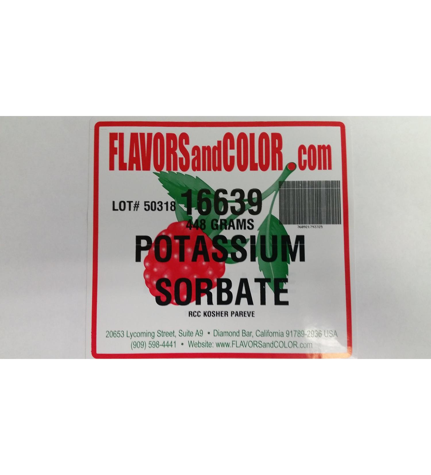 Potassium Sorbate Kosher 448 Grams