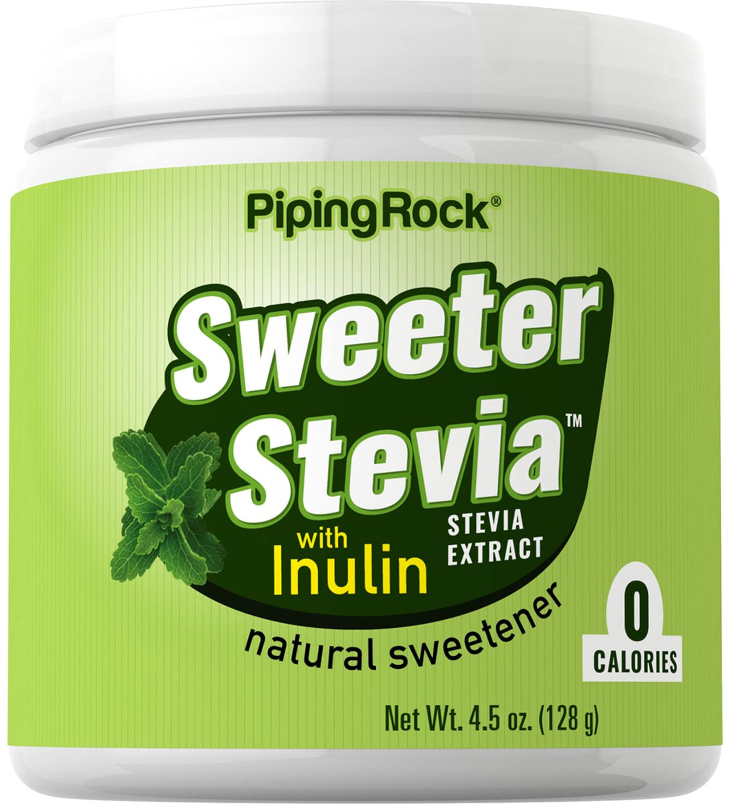 Sweeter Stevia 4.5oz with Inulin - Zero Calorie Sweetener by Piping Rock - Buy Online on GoSupps.com