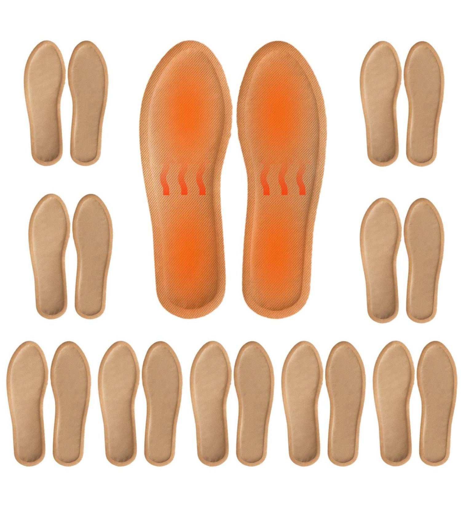 10 Pairs of Self-Adhesive Sole Heaters | Warming Insoles & Foot Warmers for Men & Women - Constant Temperature Heat Pads - Buy Online on GoSupps.com