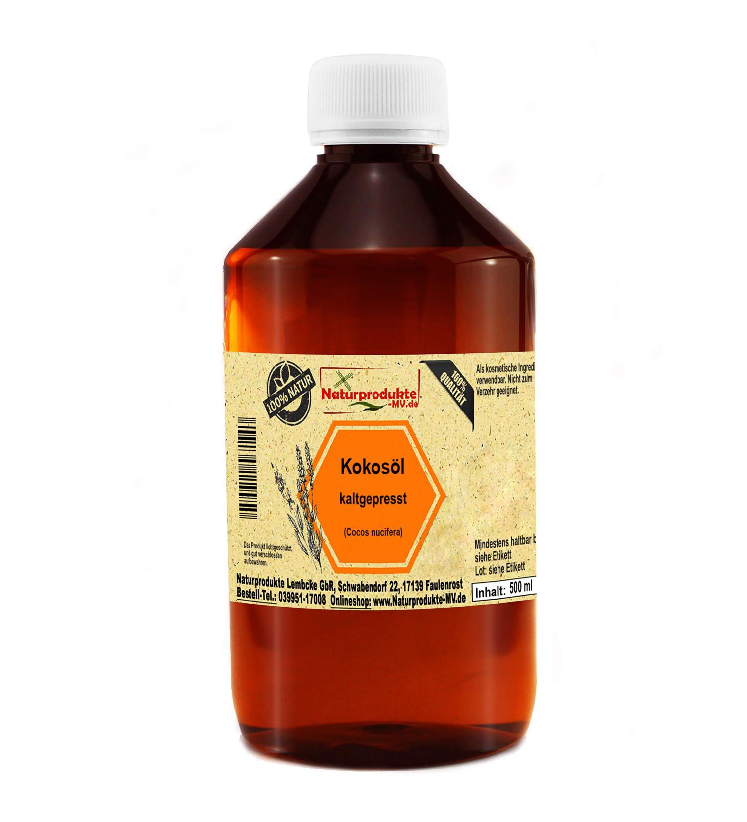 100% pure coconut oil (500 ml) Coconut massage oil