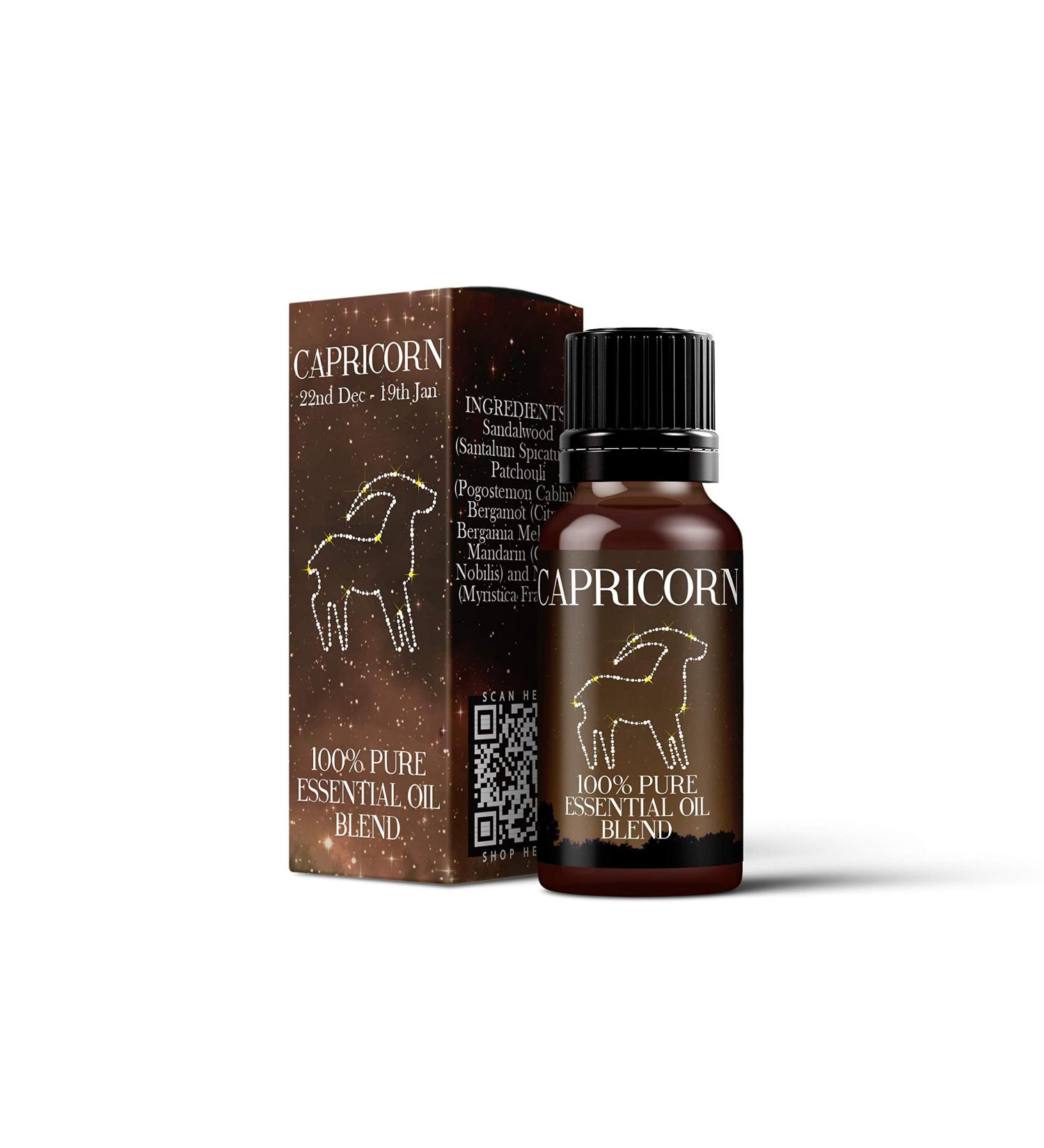 Mystic Moments | Capricorn - Zodiac Sign Astrology Essential Oil Blend - 10ml 0.34 Fl Oz (Pack of 1) - Buy Online on GoSupps.com