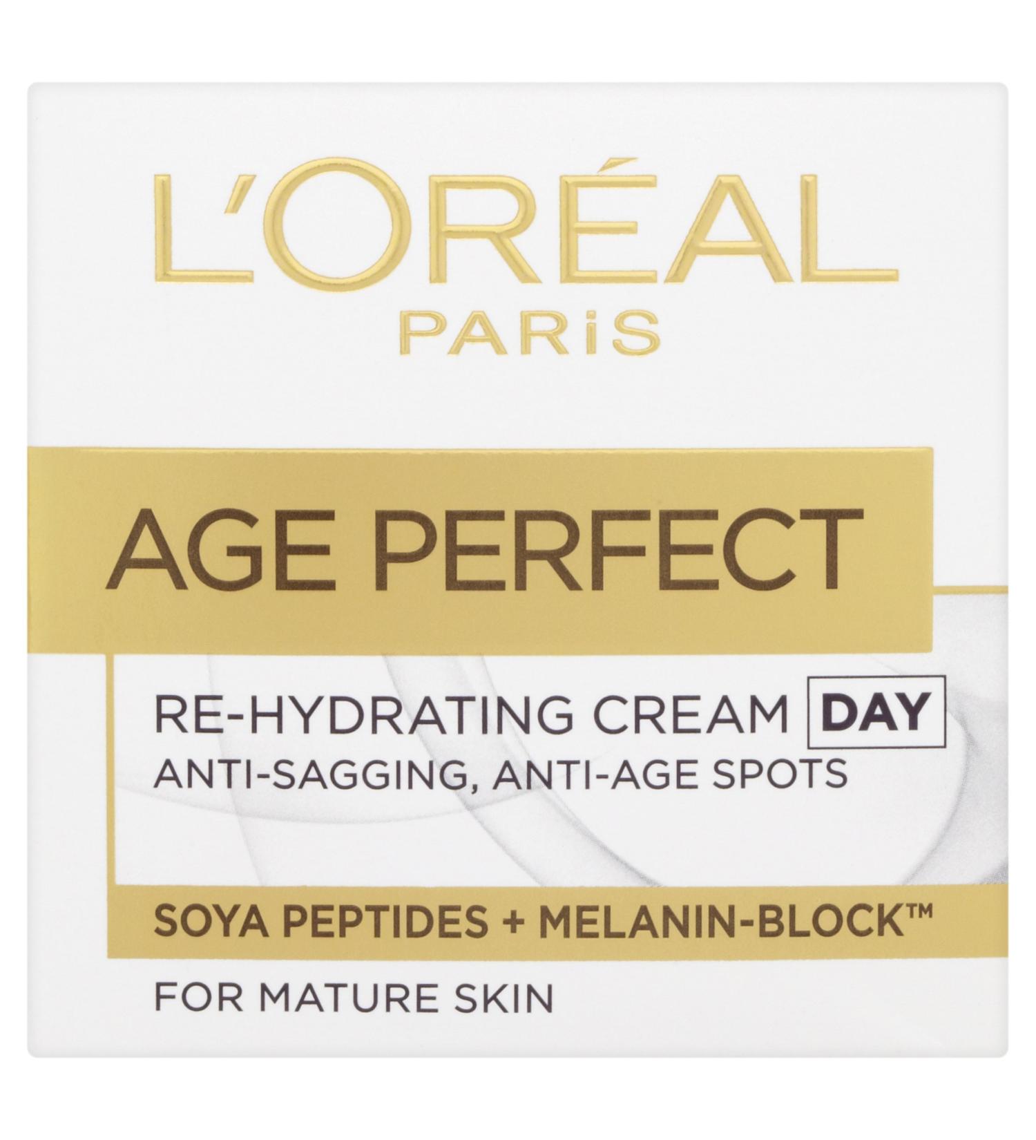 Order L'Or al Age Perfect Re-Hydrating Day Cream 50ml - Anti-Aging Moisturizer for Radiant Skin | International Shipping Available - Buy Online on GoSupps.com