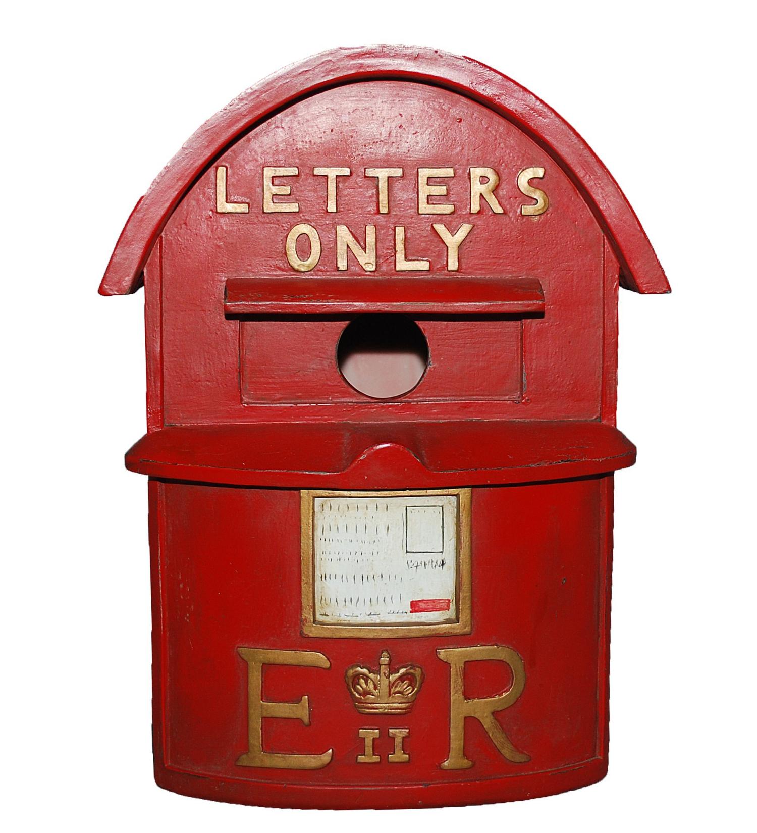 Vivid Arts D-Letterbox Birdhouse - Red