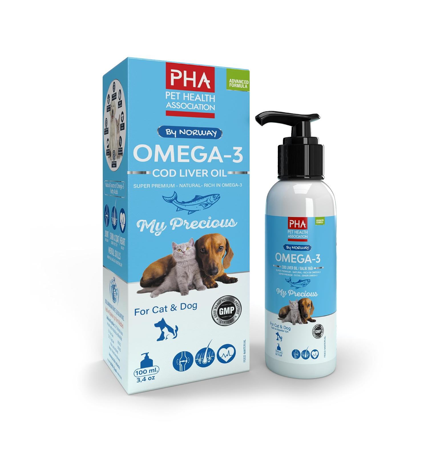 Premium Omega-3 Supplement for Pets - Natural Coat and Immune Support - Cod Liver Oil - 100ml - Buy Online on GoSupps.com
