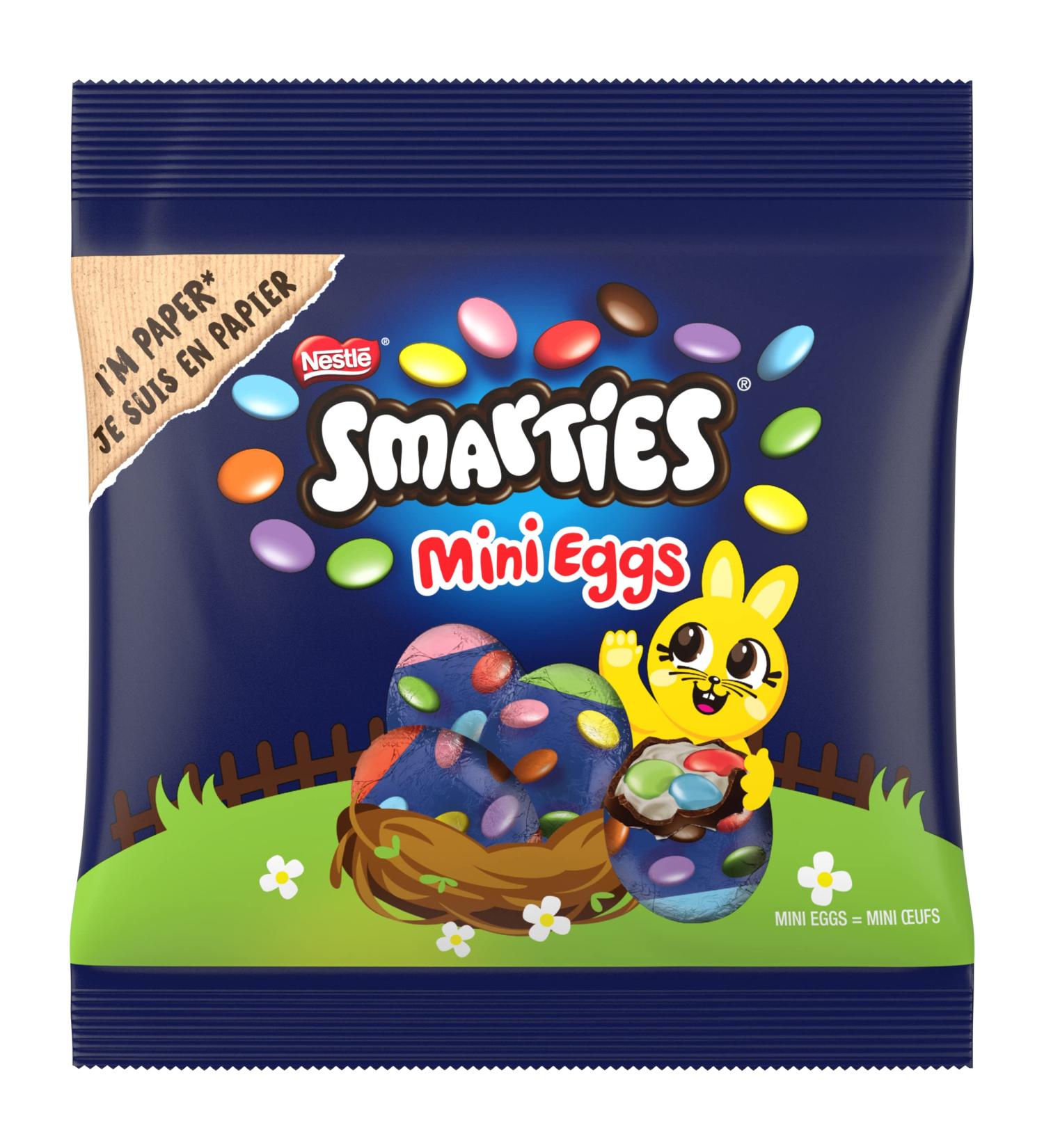 NESTL SMARTIES Mini Easter Chocolate Eggs in milk chocolate with creamy filling and colourful SMARTIES mini chocolates 1 piece (1 x 81 g) - Buy Online on GoSupps.com
