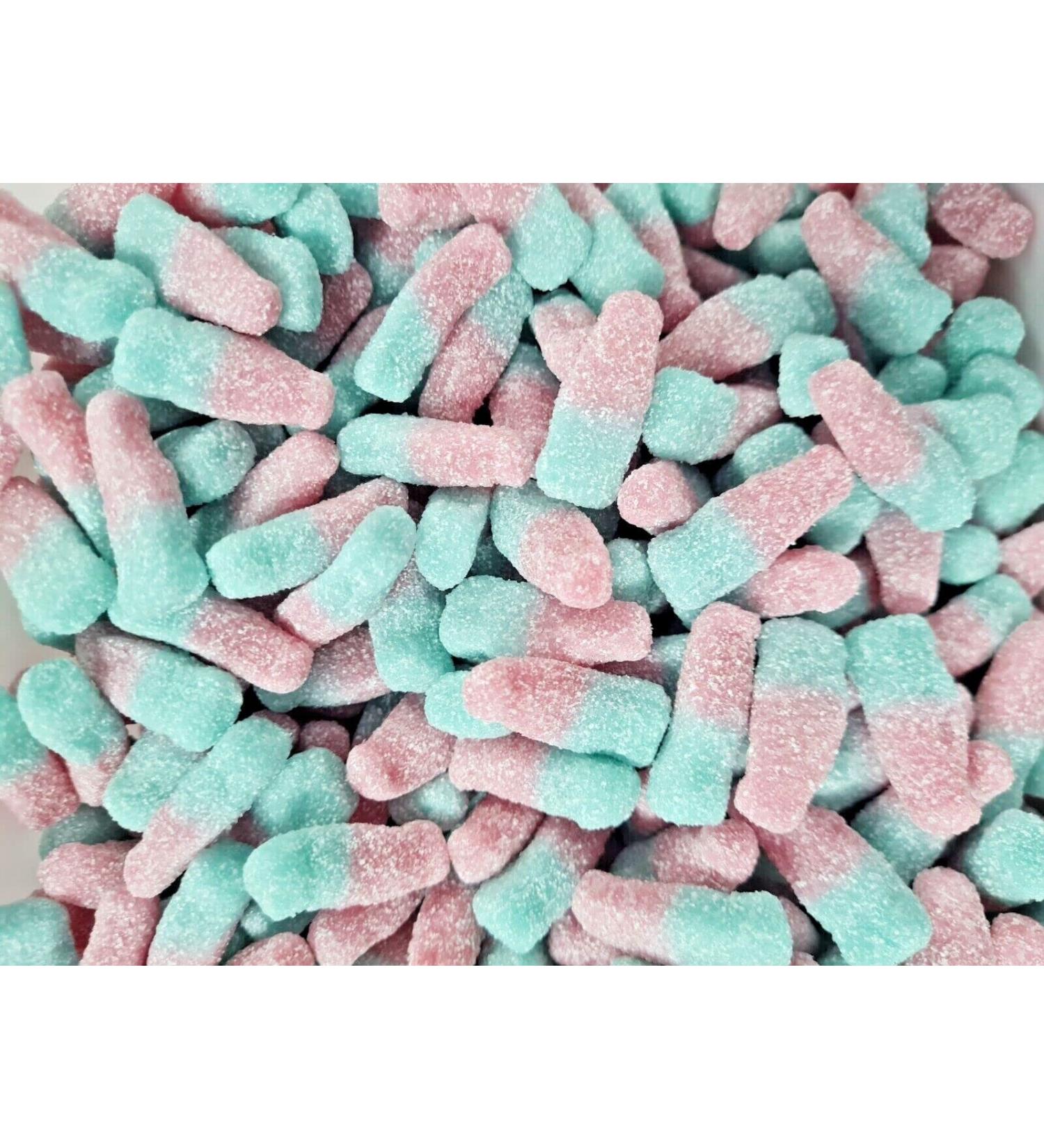Fizzy Bubblegum Bottles Retro Sweets 1kg Sharing Bag