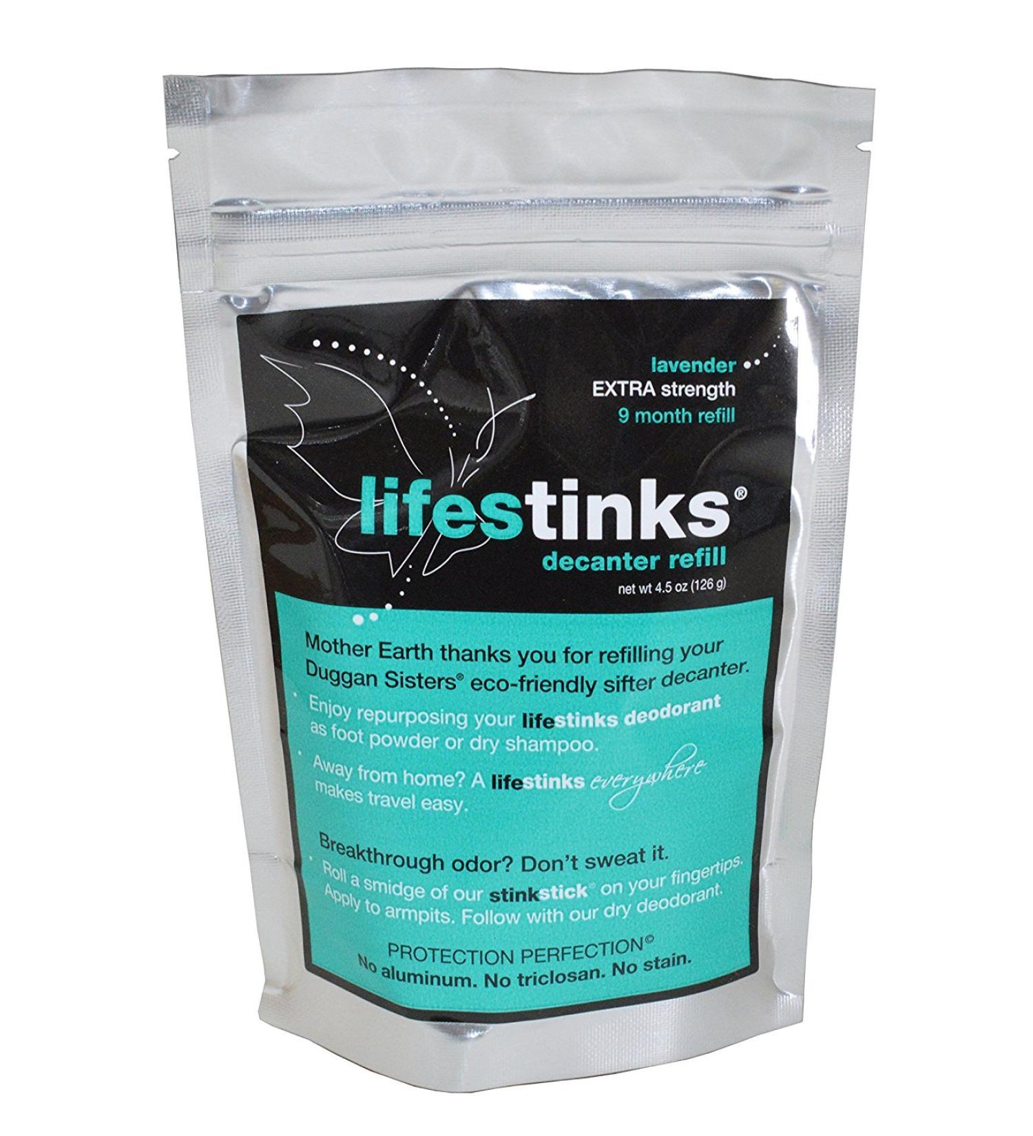 Duggan Sisters LifeStinks Extra Strength Lavender Deodorant Refill 4.5 Oz Aluminum Free