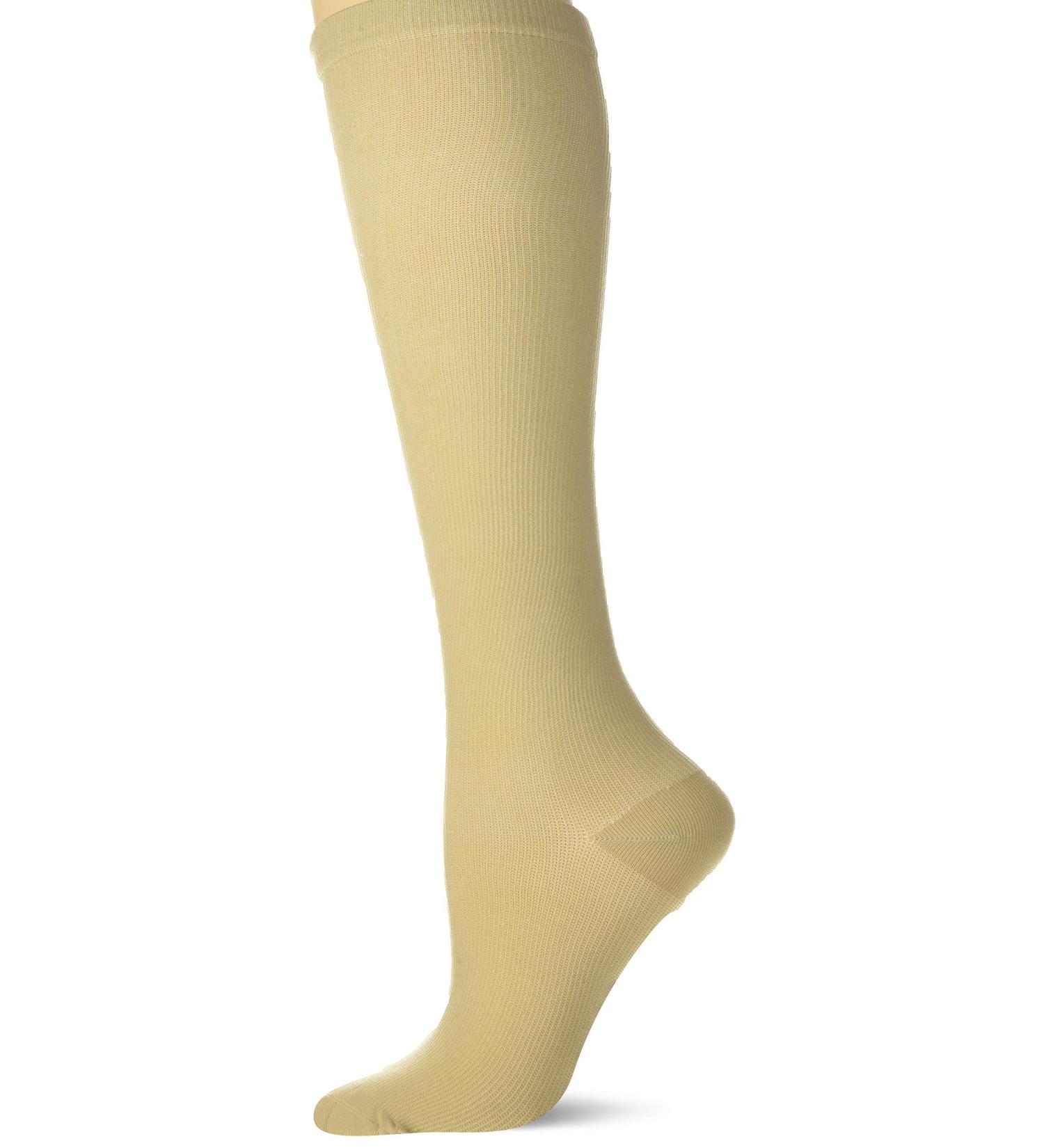 VitaLegs 54310 Mild Compression for Work and Travel-Diabetic Foot Care 1-Count Beige Medium Beige - Buy Online on GoSupps.com