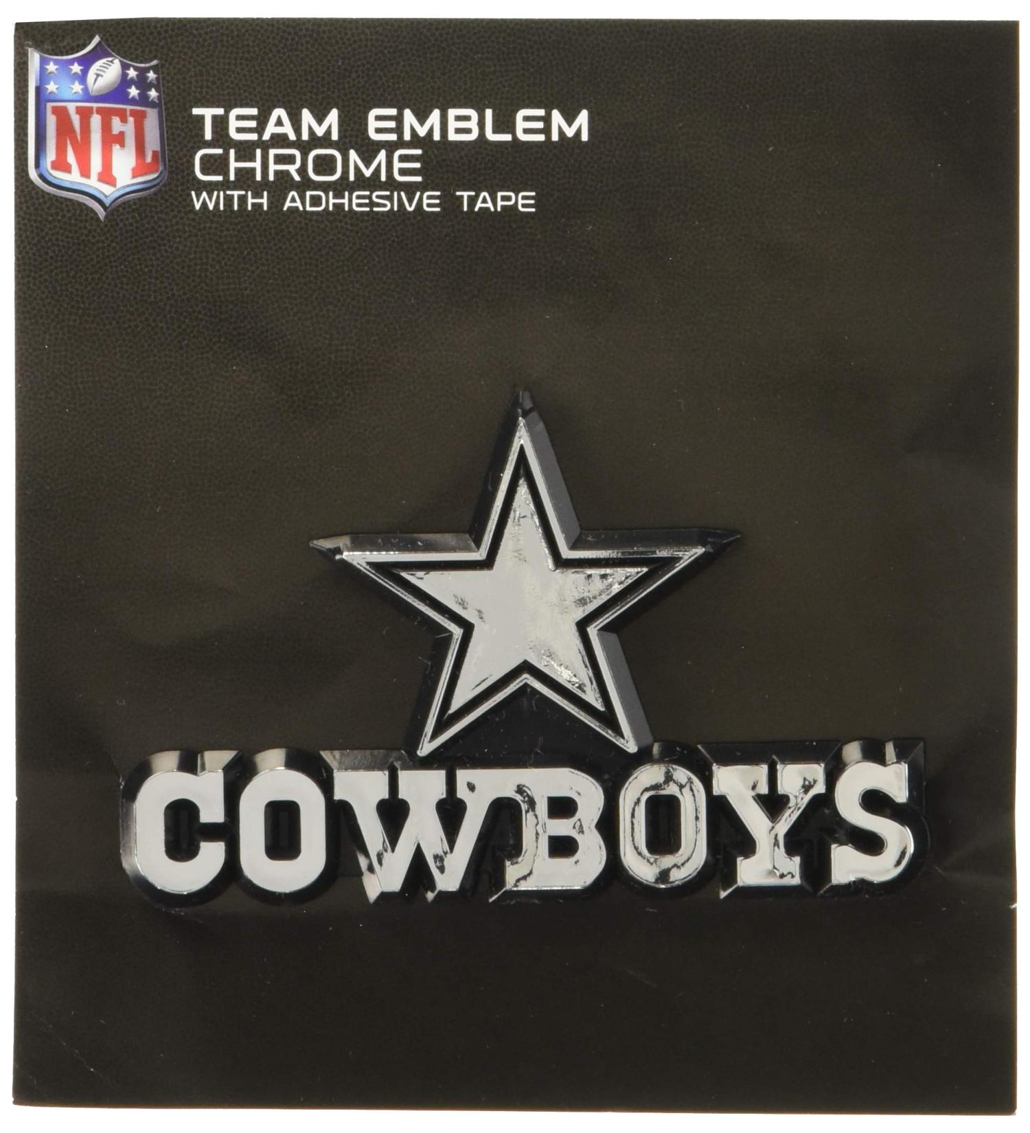NFL Chrome Automobile Emblem Dallas Cowboys