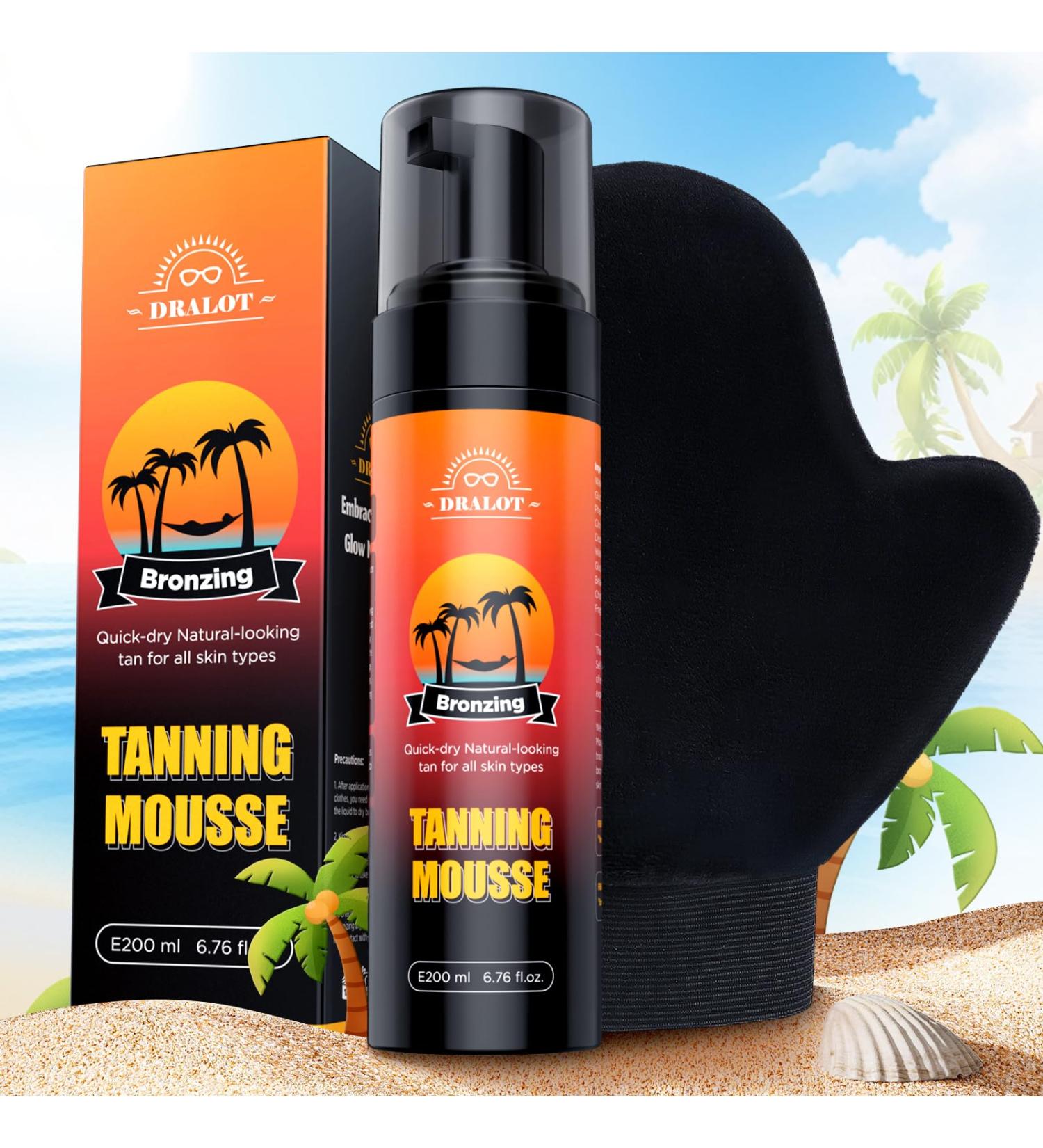Ultra Natural Bronze Self Tanner Mousse - Streak-Free Coconut Oil Hydrating & Vegan | Long-Lasting Sunless Tanner (6.7 Fl Oz - Buy Online on GoSupps.com