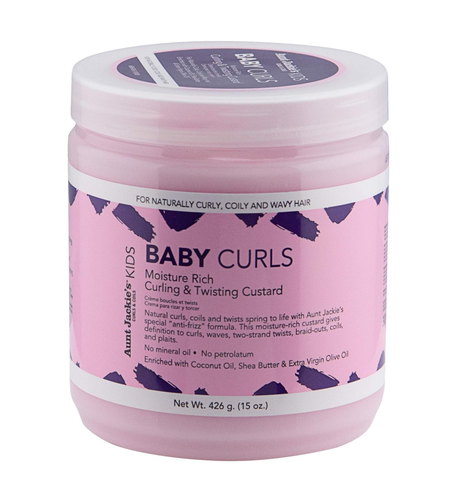 Aunt Jackie's Girls Baby Curls & Twisting Cream - 15 fl oz | Best Curly Hair Care for Kids | International Shipping Available - Buy Online on GoSupps.com