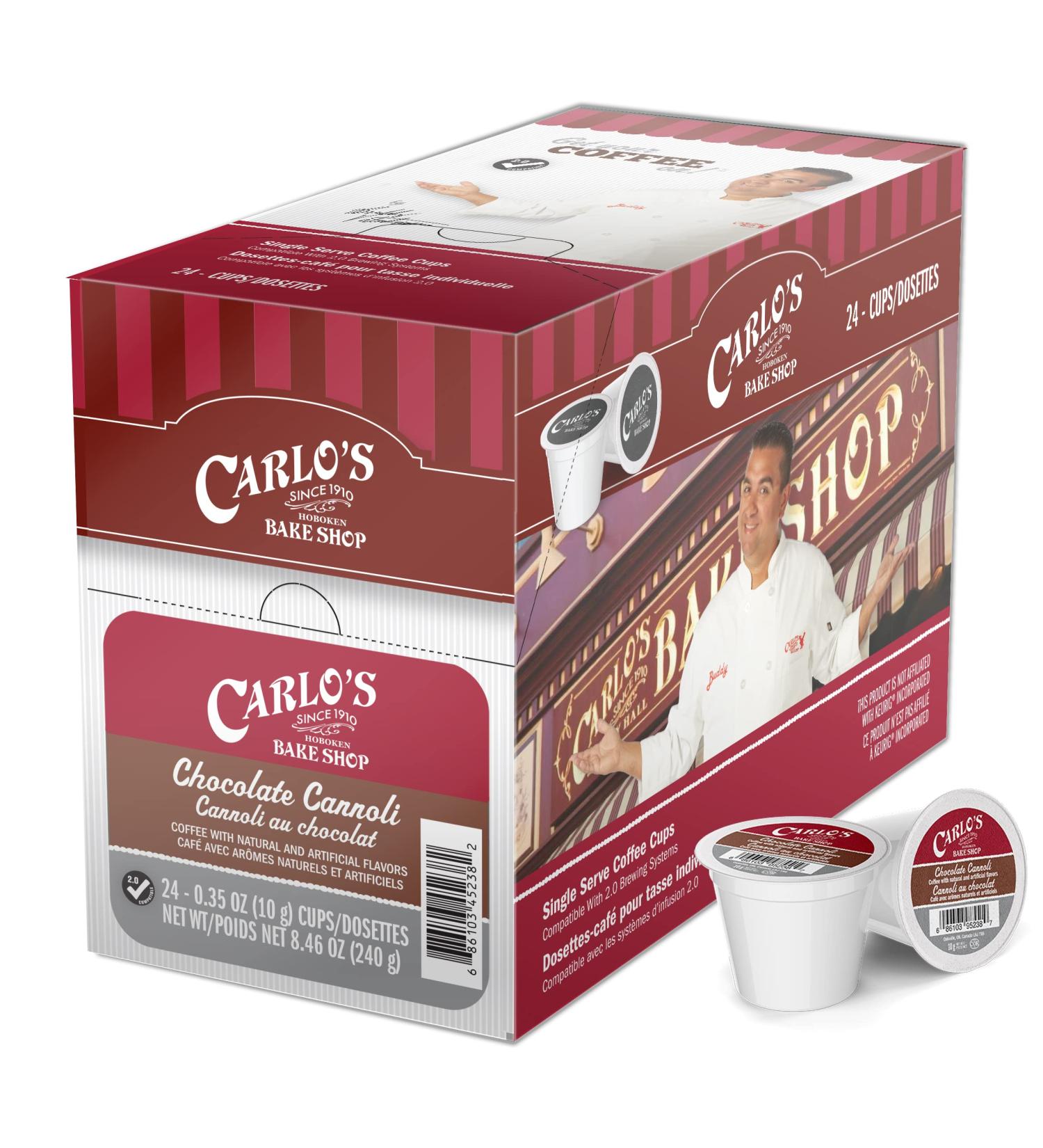 Cake Boss Coffee Chocolate Cannoli - 24 Count Pack of 1 - Buy Online on GoSupps.com