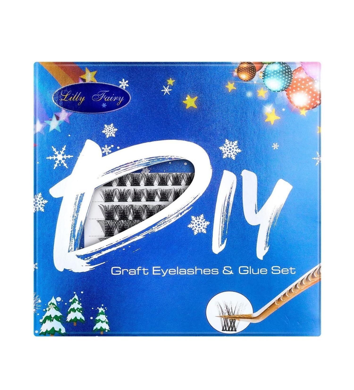 Shop Reusable False Eyelashes Set with Mascara & Eyelash Glue - Perfect for Beginners | International Shipping Available - Buy Online on GoSupps.com