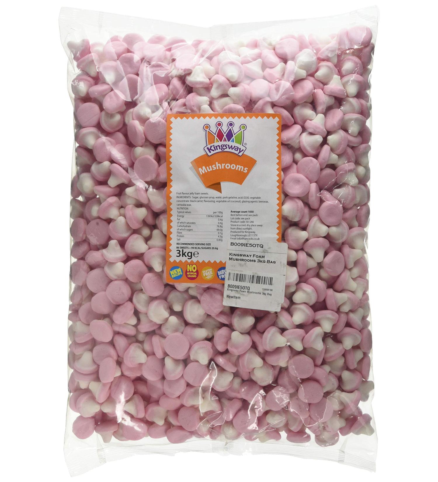 Kingsway Foam Mushrooms 3kg Bag - Buy Online on GoSupps.com