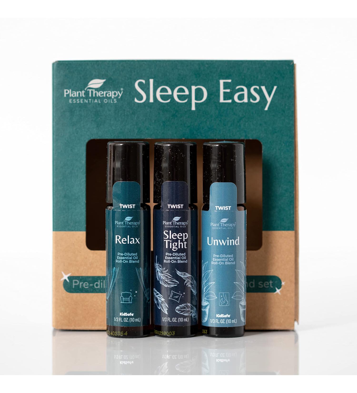 Plant Therapy Sleep Easy Essential Oil Roll-On Blend Set - Relax Sleep Tight & Unwind | Pre-Diluted 10 mL Each | International Shipping - Buy Online on GoSupps.com