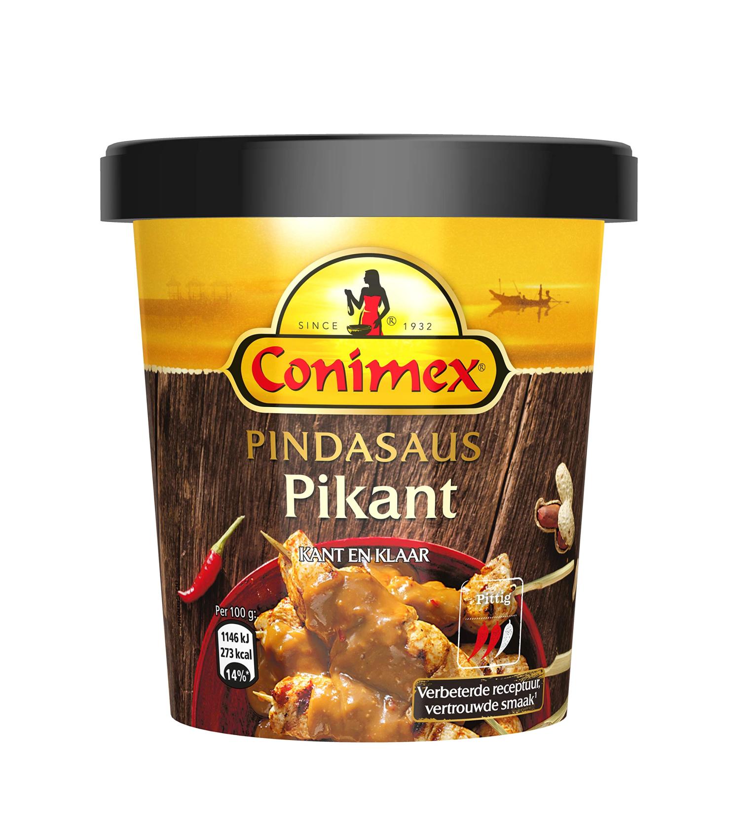 Conimex ready to use spicy satay sauce 400 g - according to an authentic Indonesian recipe