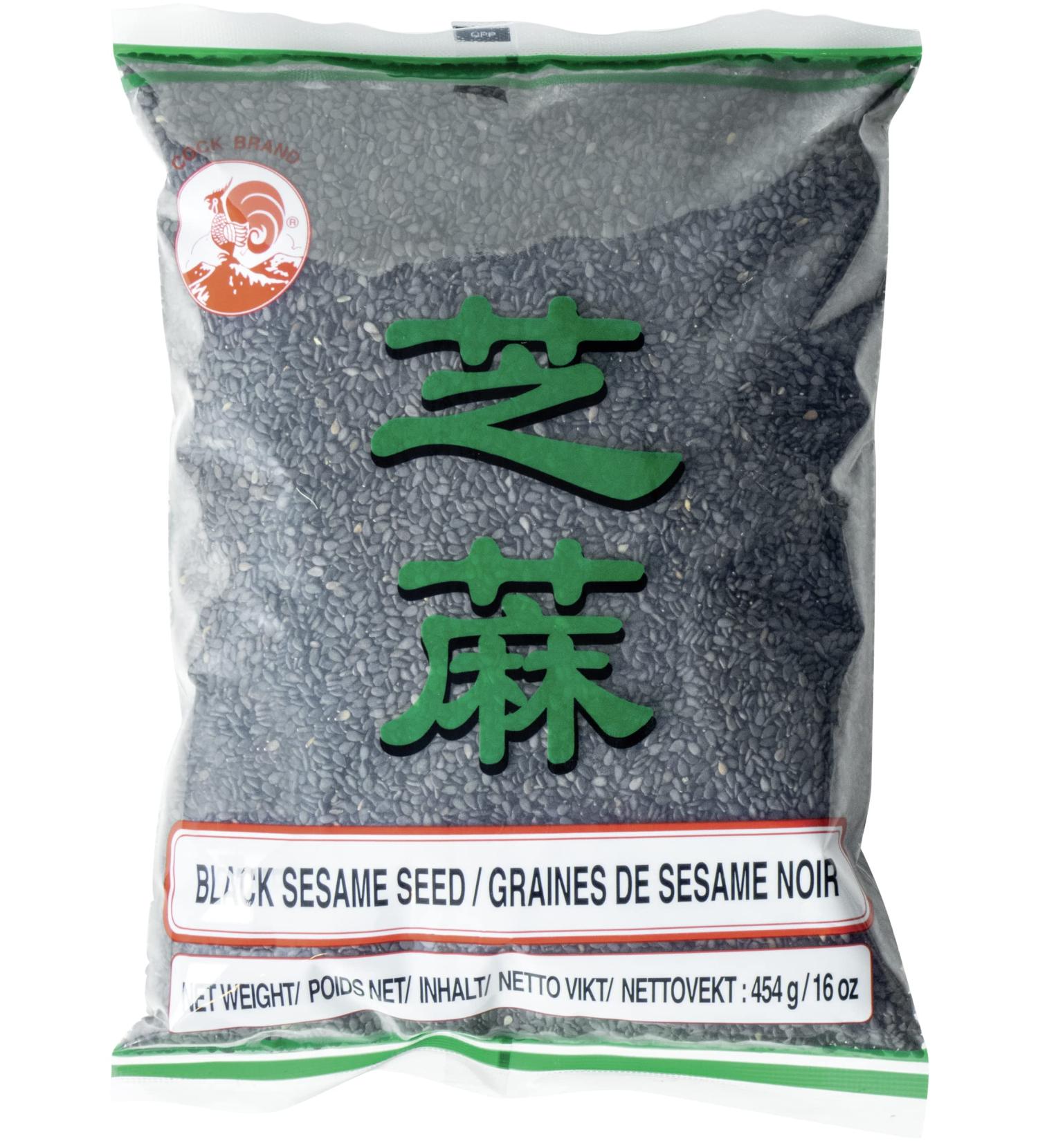 Cock black sesame seeds (1 x 454 g) - Buy Online on GoSupps.com