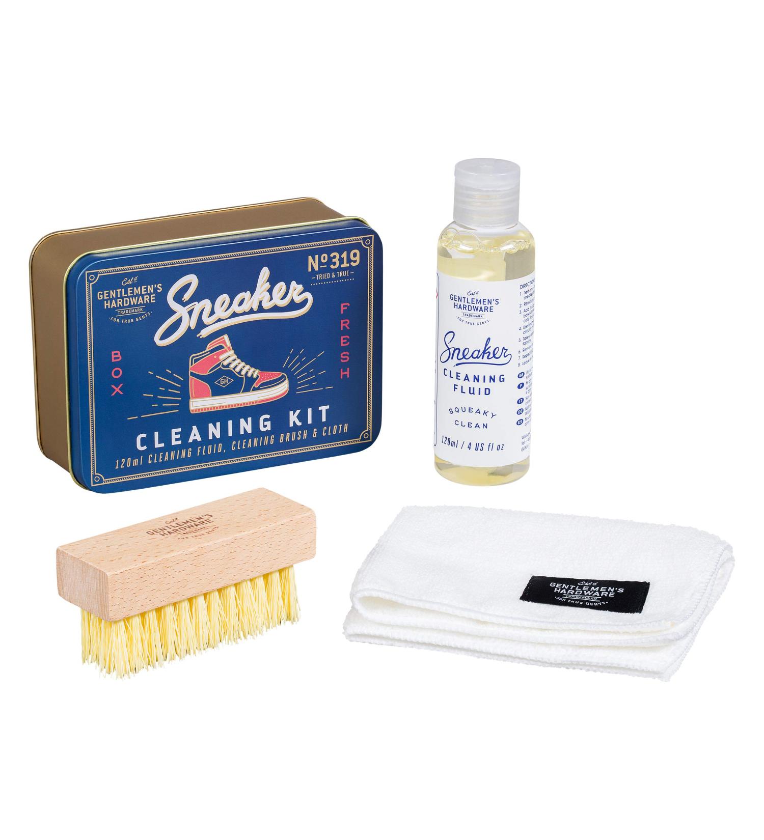 Gentlemen's Hardware Men's Sneaker Cleaning Kit Shoe Care Blue (Navy) One Size - Buy Online on GoSupps.com