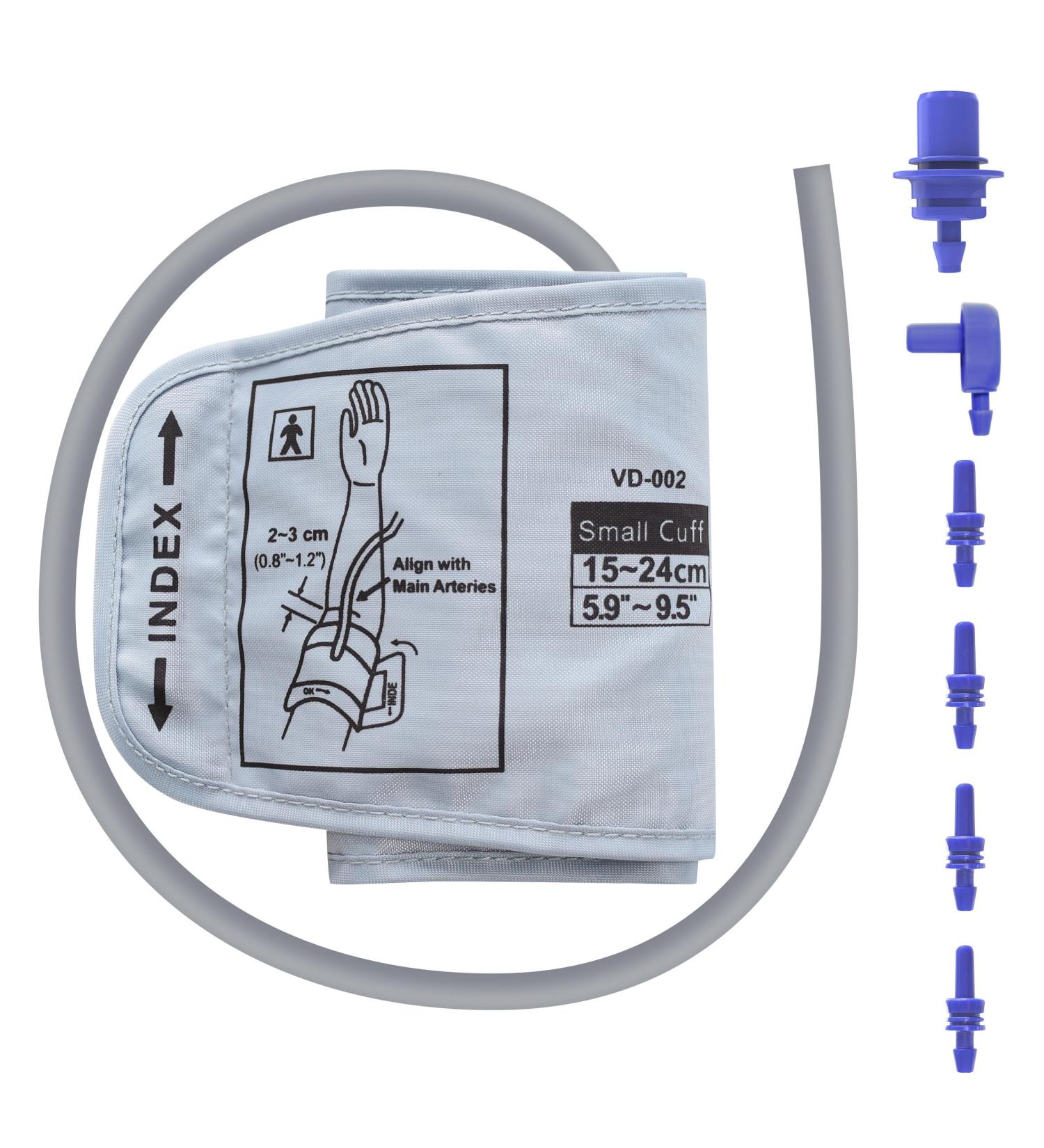 Elera Blood Pressure Cuff for Kids 15-24cm | Compatible with Most Devices | Comfort & Convenience in Silver Gray - Buy Online on GoSupps.com